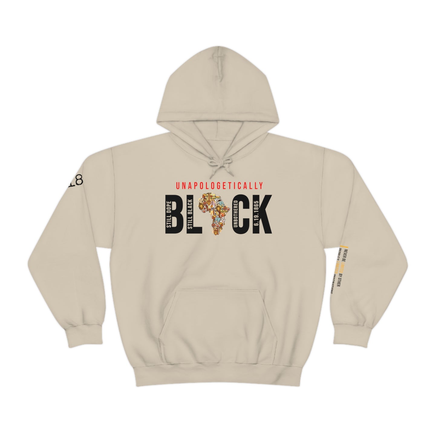 Unapologetically Black Hooded Sweatshirt