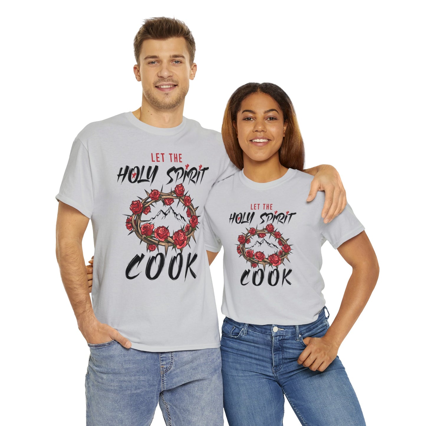 Let The Holy Spirit Cook Cotton Tee