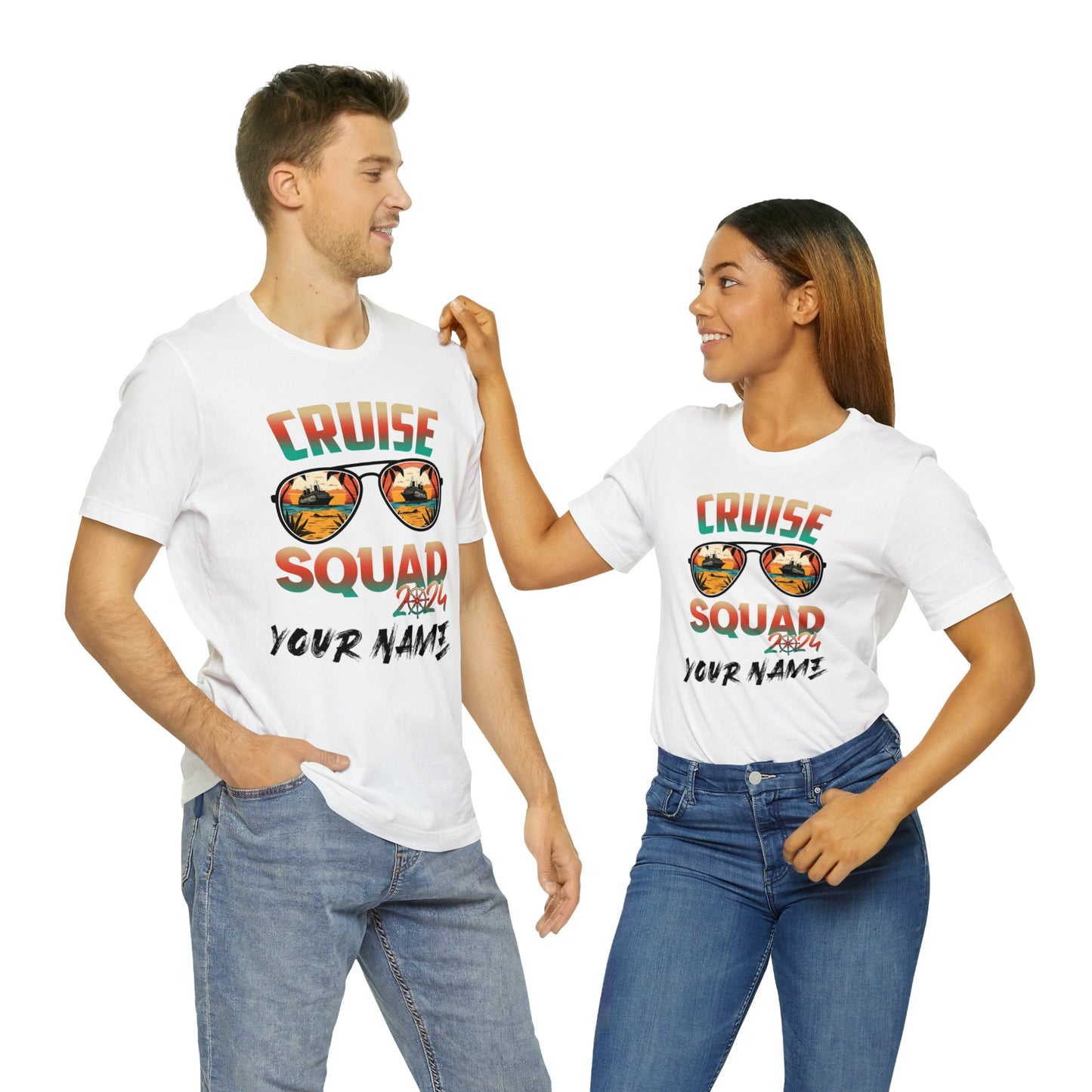 Cruise Squad Adult Tee, Cruise Group Shirt, Family Cruise, Unisex Short Sleeve Tee