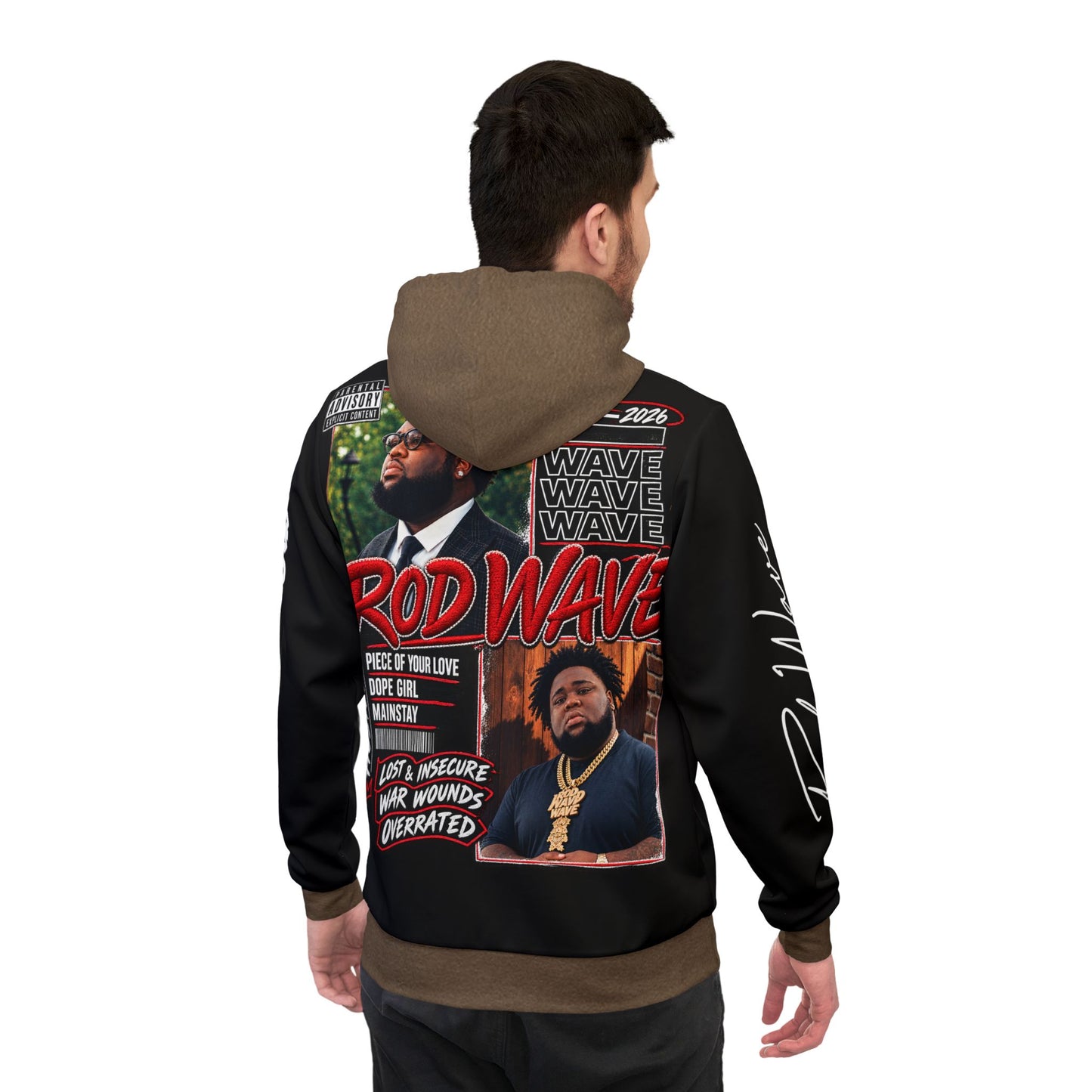 Rod Wave Don't Look Down Sublimation Hoodie | Official Rap Tour Pullover Merch