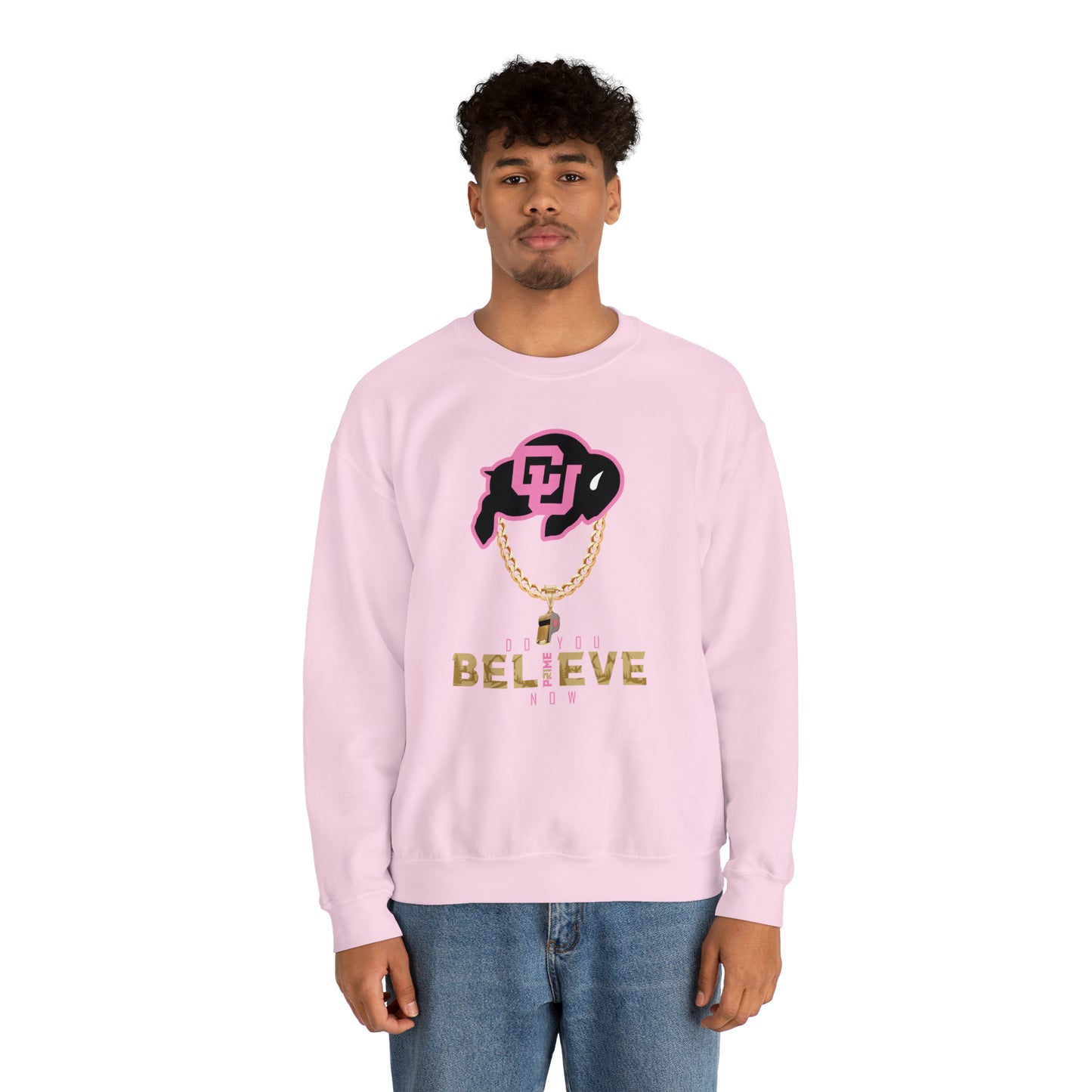 Colorado Buffs Do You Believe Coach Prime Crewneck Sweatshirt