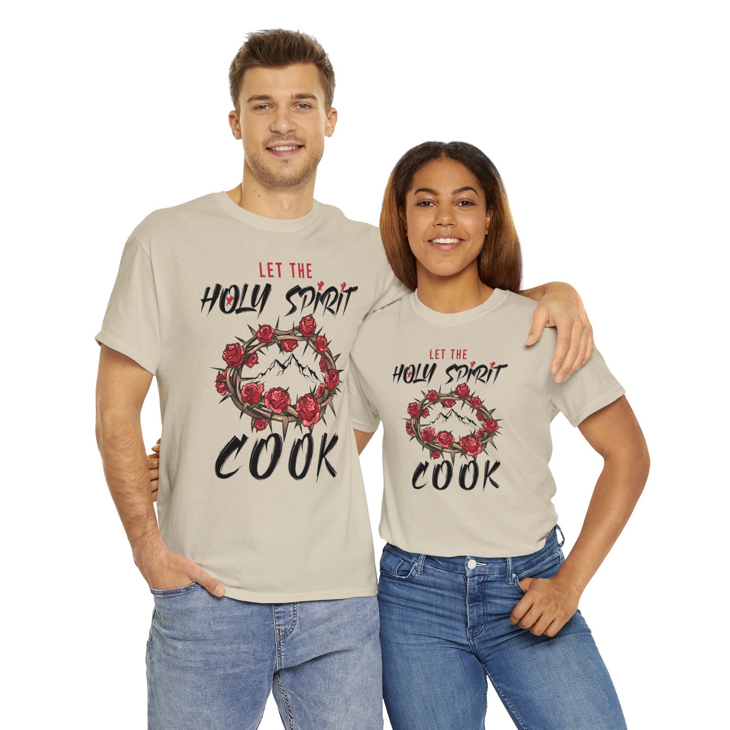 Let The Holy Spirit Cook Cotton Tee