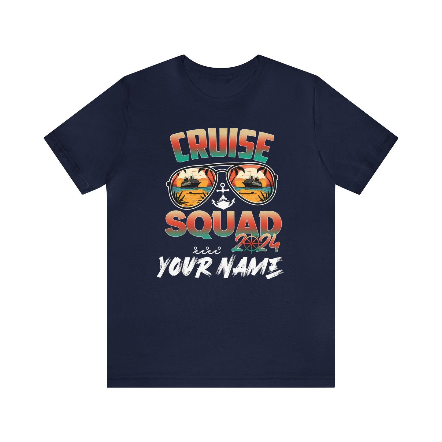 Cruise Squad Adult Tee, Cruise Group Shirt, Family Cruise, Unisex Short Sleeve Tee