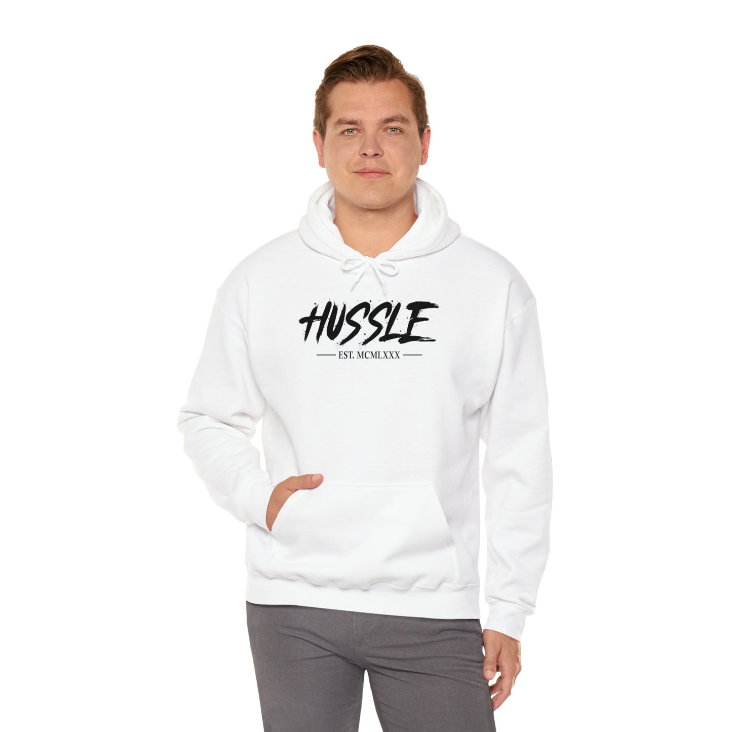 HUSSLE - 1980's Hooded Sweatshirt