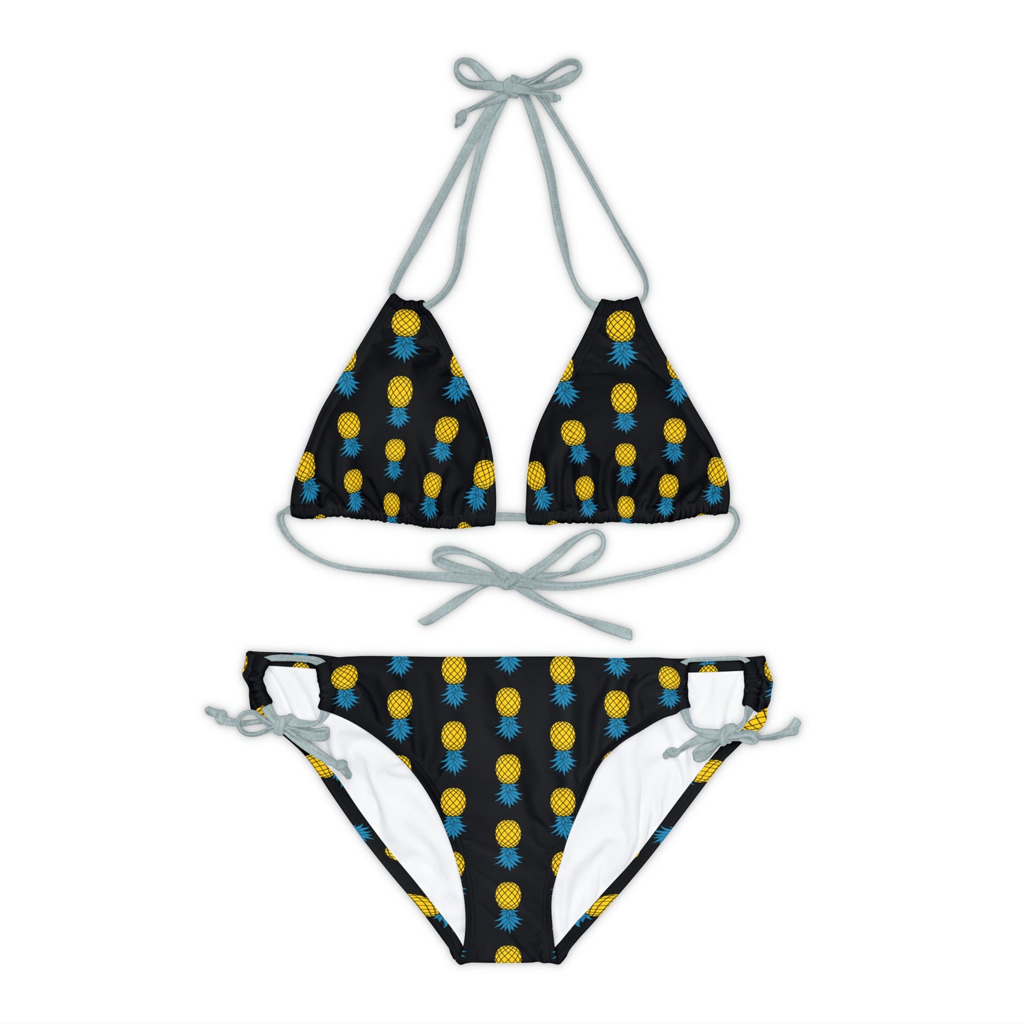 Pineapple Bikini Set - Black