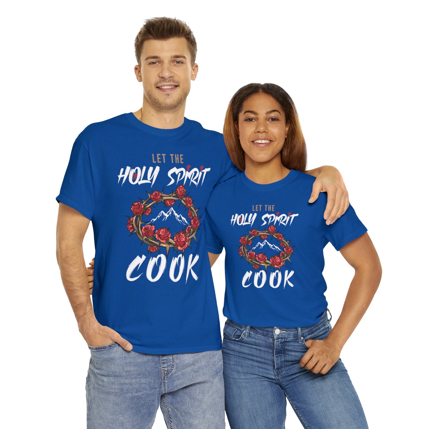 Let The Holy Spirit Cook Cotton Tee