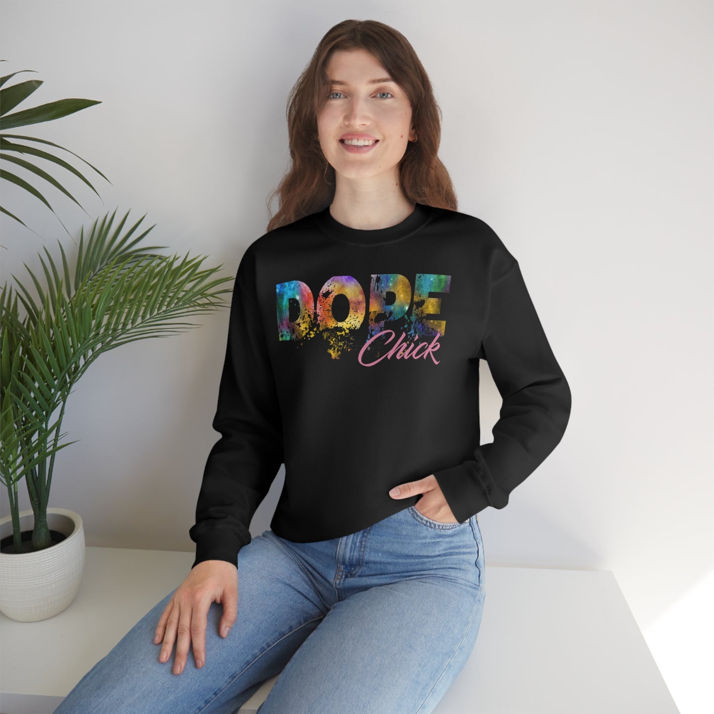 Dope Chick Heavy Blend™ Crewneck Sweatshirt