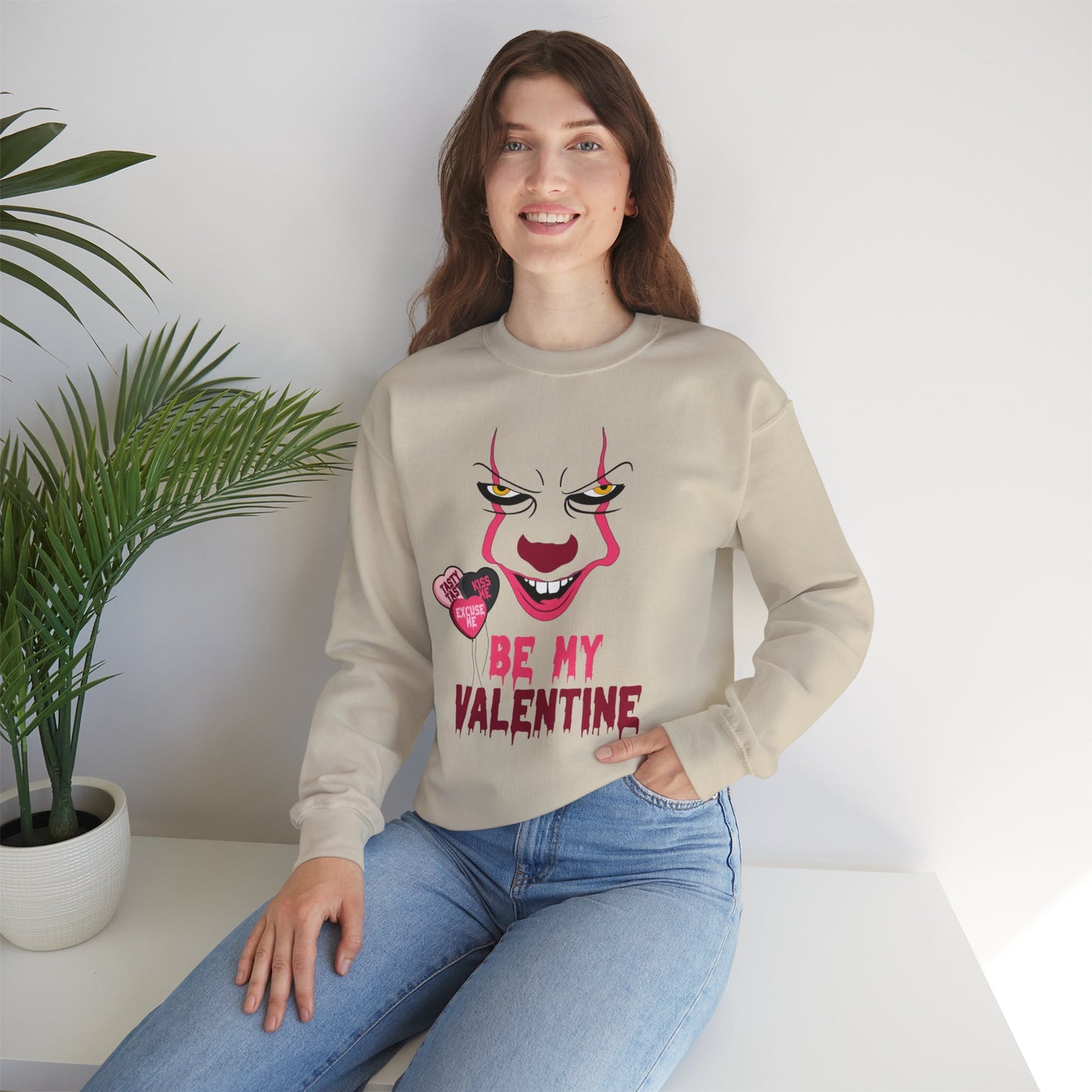 Be My Valentine Horror™ Crewneck Sweatshirt
