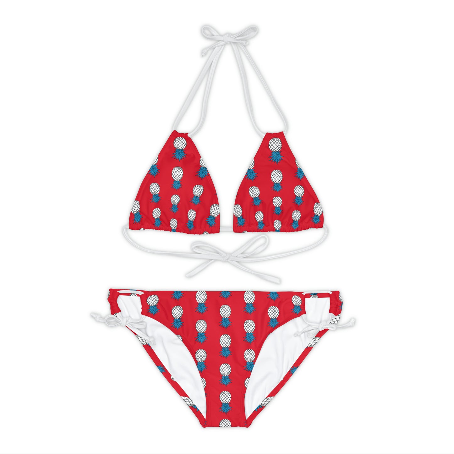 Pineapple Bikini Set - Fire Red