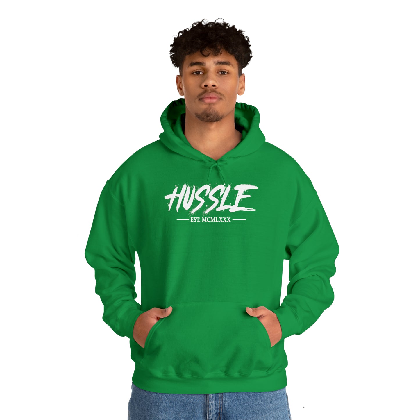 HUSSLE - 1980's Hooded Sweatshirt