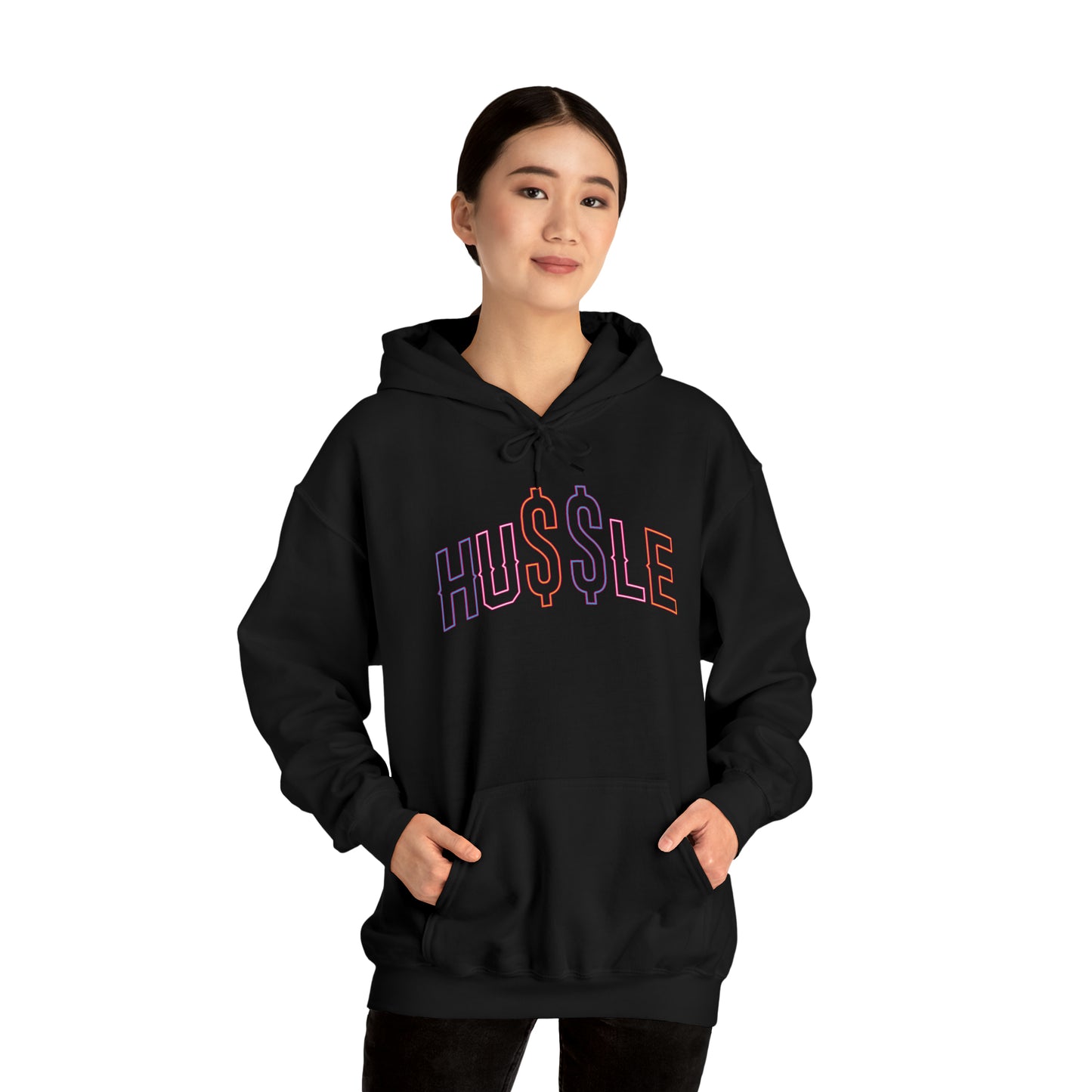 HUSSLE Neon Hooded Sweatshirt