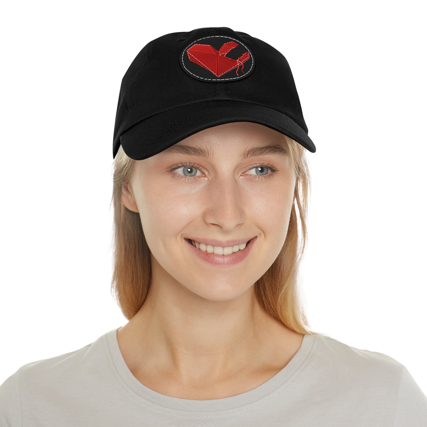 Rod Wave Heart Leather Patch Hat | Official Rap Tour Unstructured Dad Hat