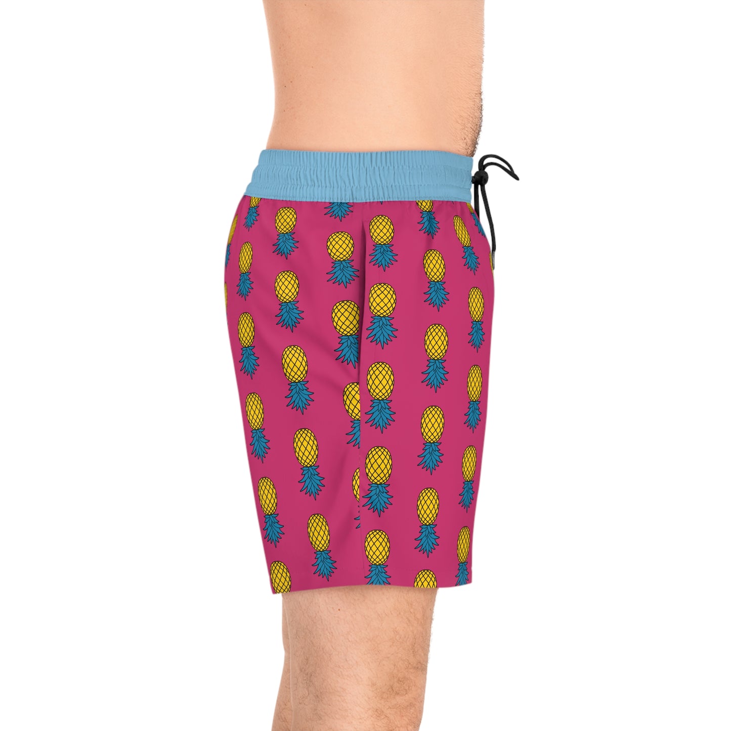 Pineapple Swim Shorts - Flamingo