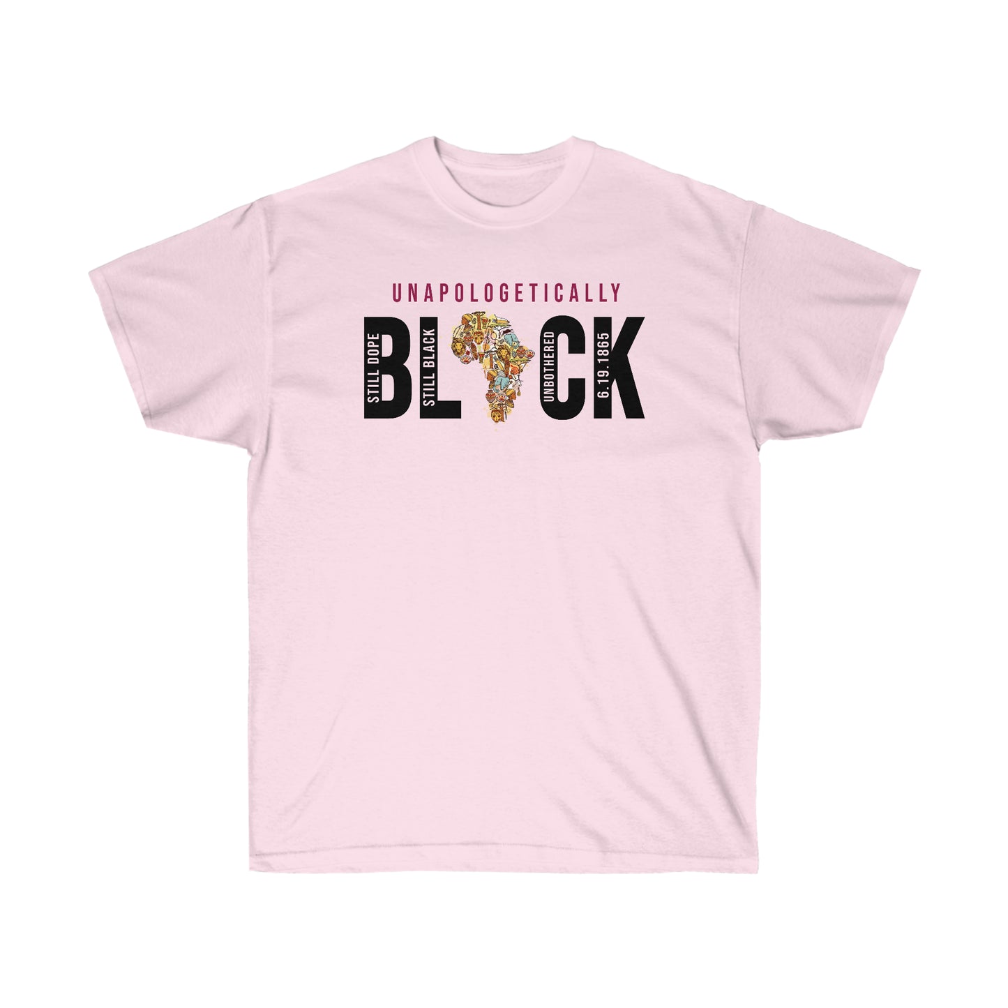 Unapologetically Black Cotton Tee - Adult