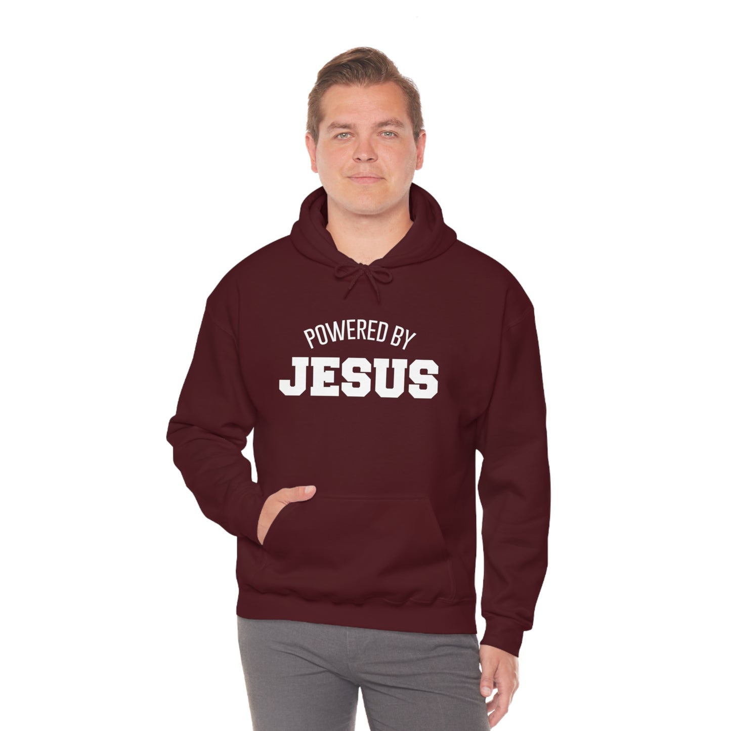 Powered by JESUS Hooded Sweatshirt