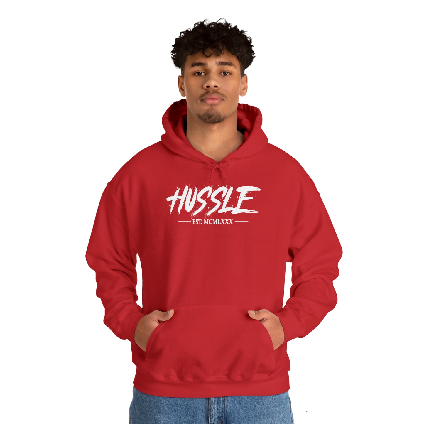 HUSSLE - 1980's Hooded Sweatshirt