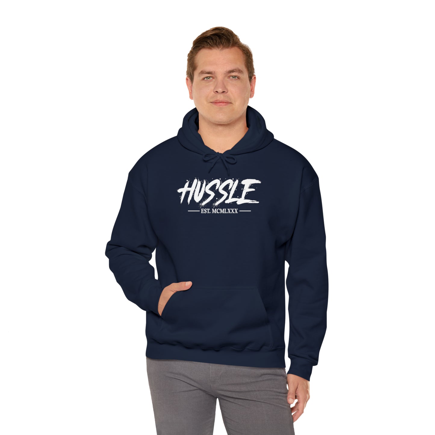 HUSSLE - 1980's Hooded Sweatshirt