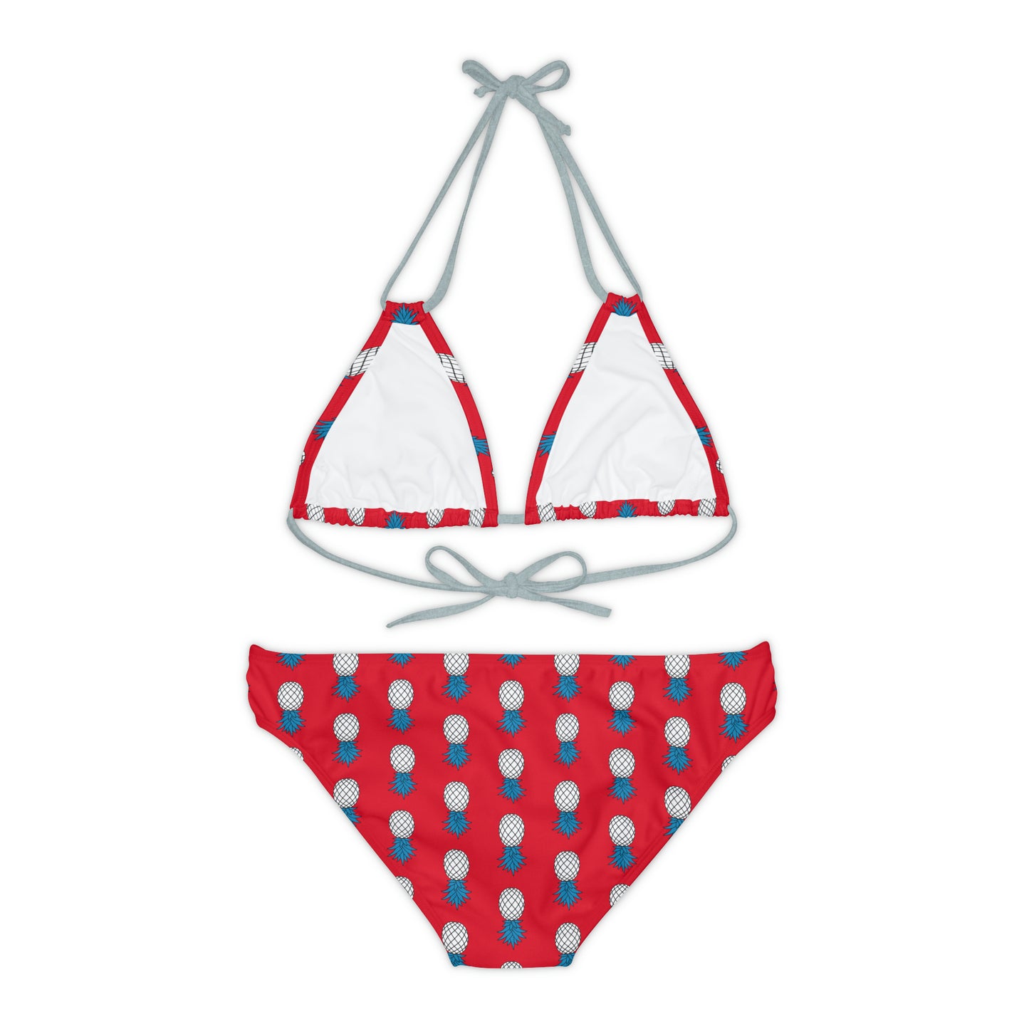 Pineapple Bikini Set - Fire Red