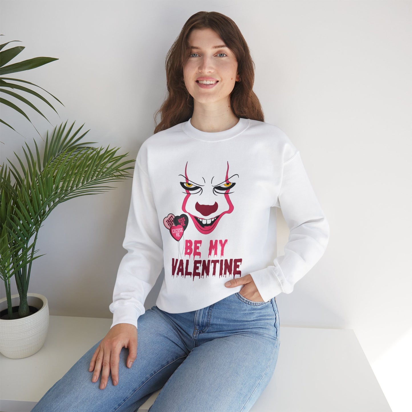 Be My Valentine Horror™ Crewneck Sweatshirt