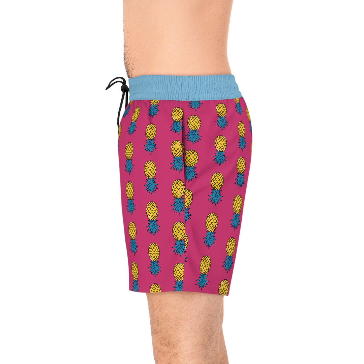 Pineapple Swim Shorts - Flamingo