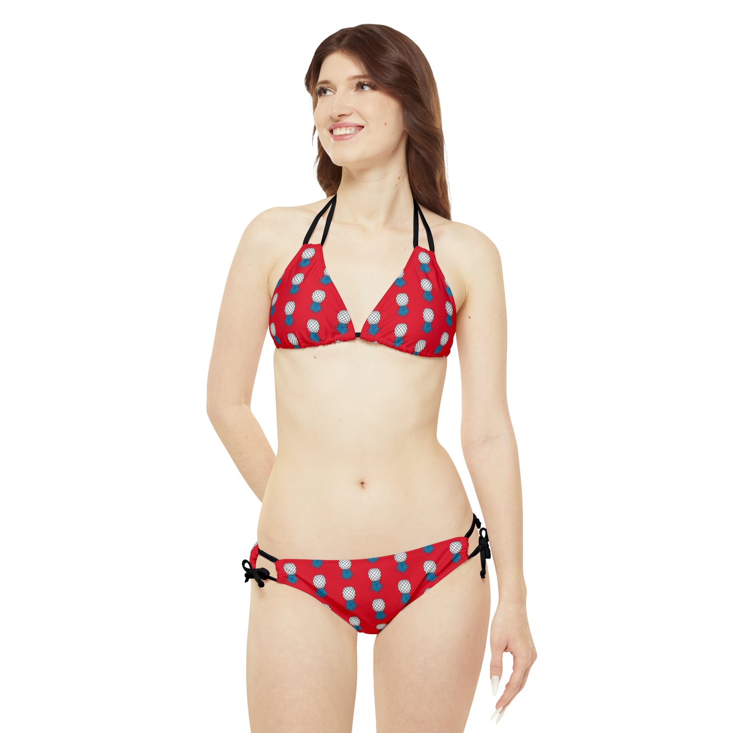 Pineapple Bikini Set - Fire Red