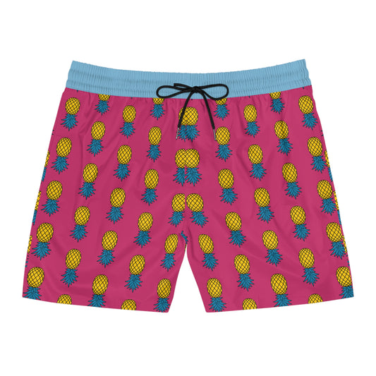 Pineapple Swim Shorts - Flamingo