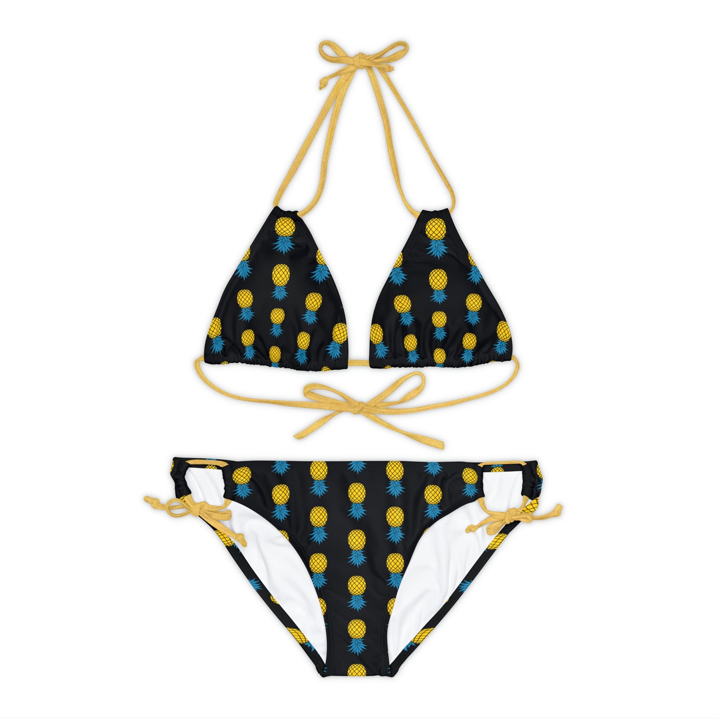 Pineapple Bikini Set - Black