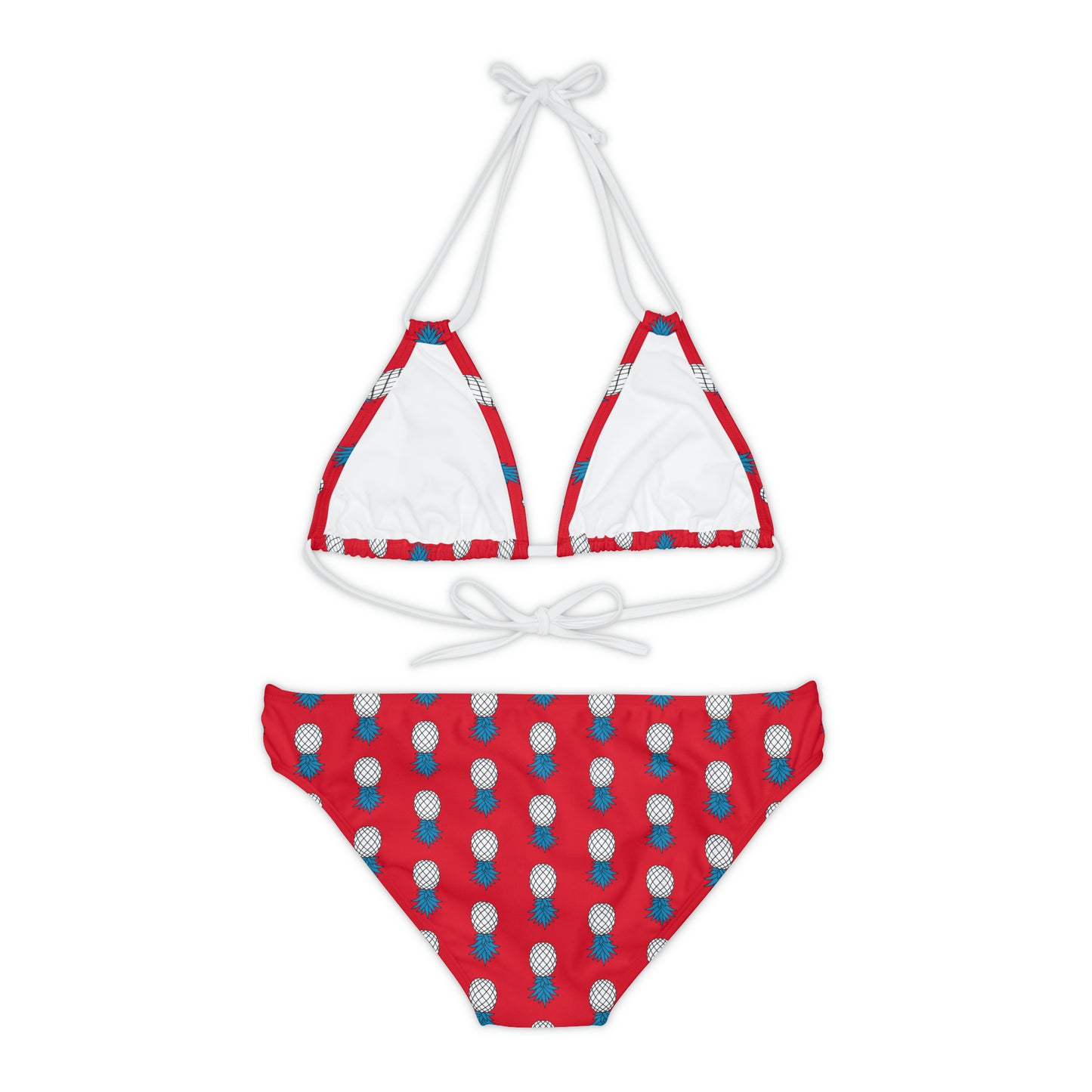 Pineapple Bikini Set - Fire Red