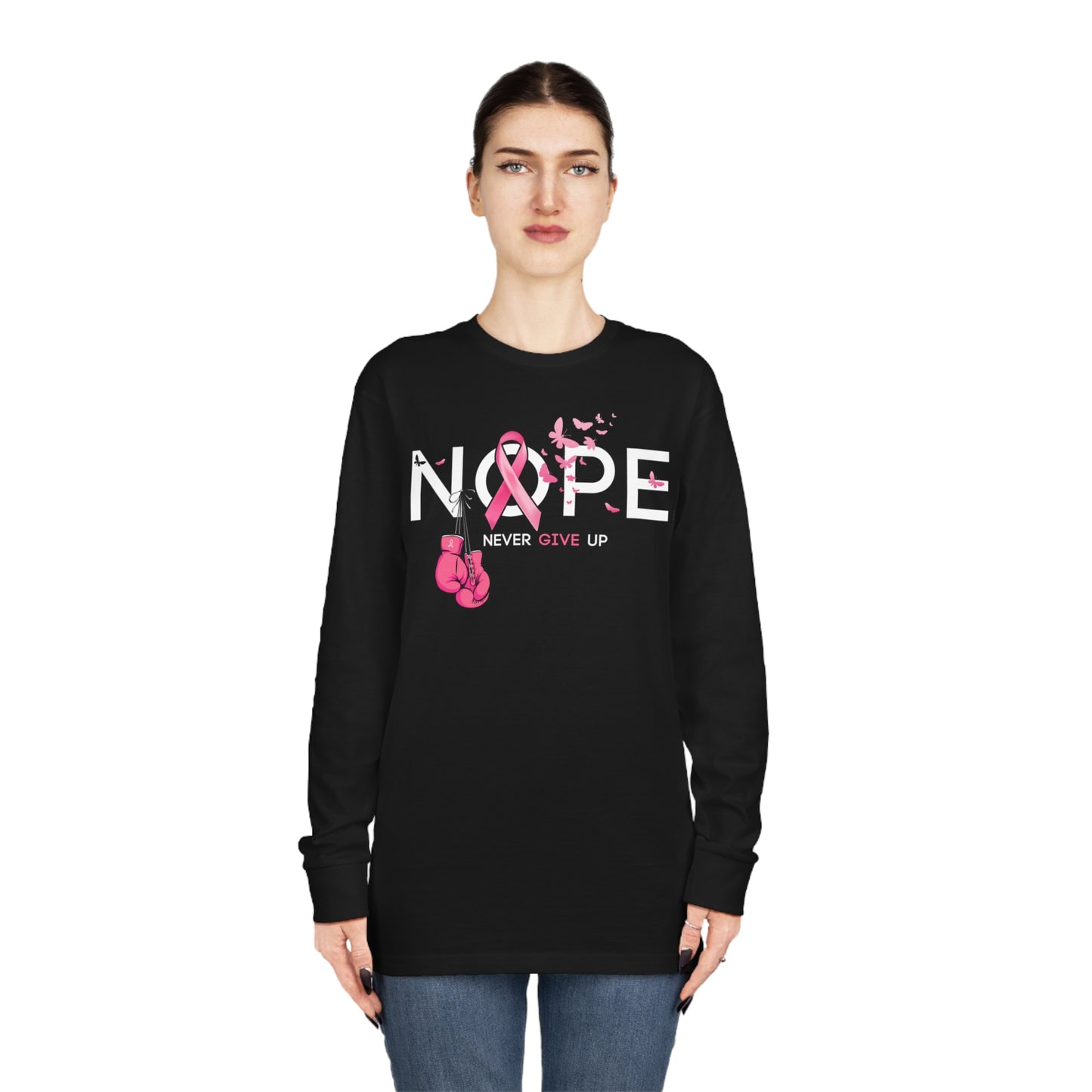 NOPE Cancer Long Sleeve Tee