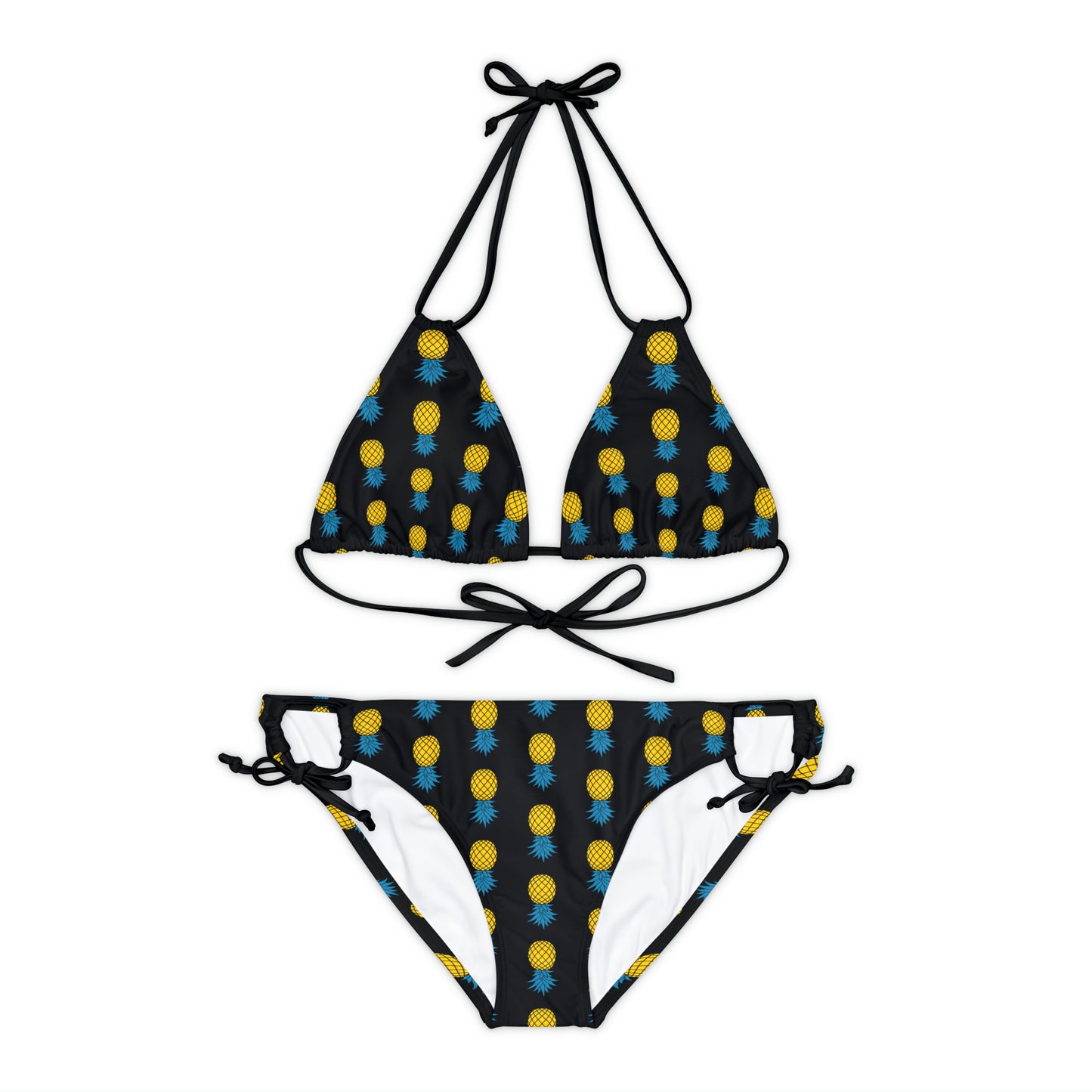 Pineapple Bikini Set - Black