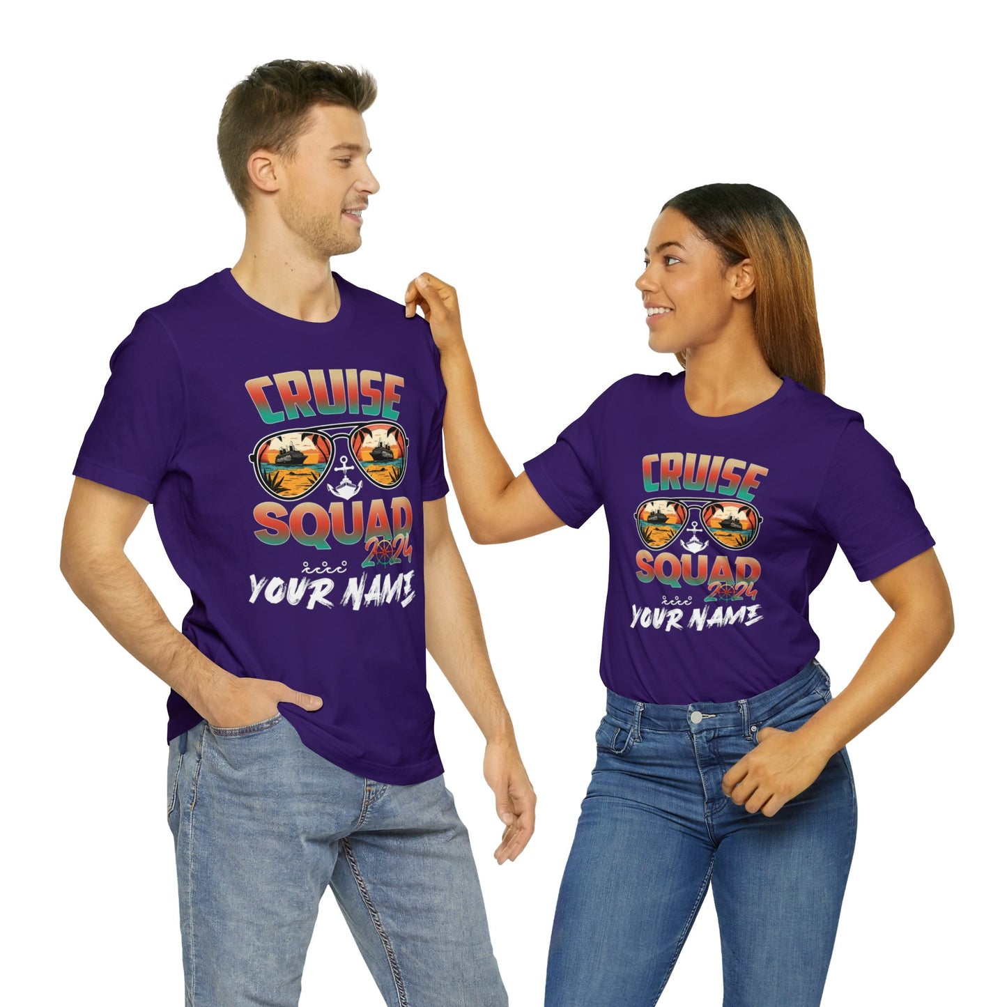 Cruise Squad Adult Tee, Cruise Group Shirt, Family Cruise, Unisex Short Sleeve Tee