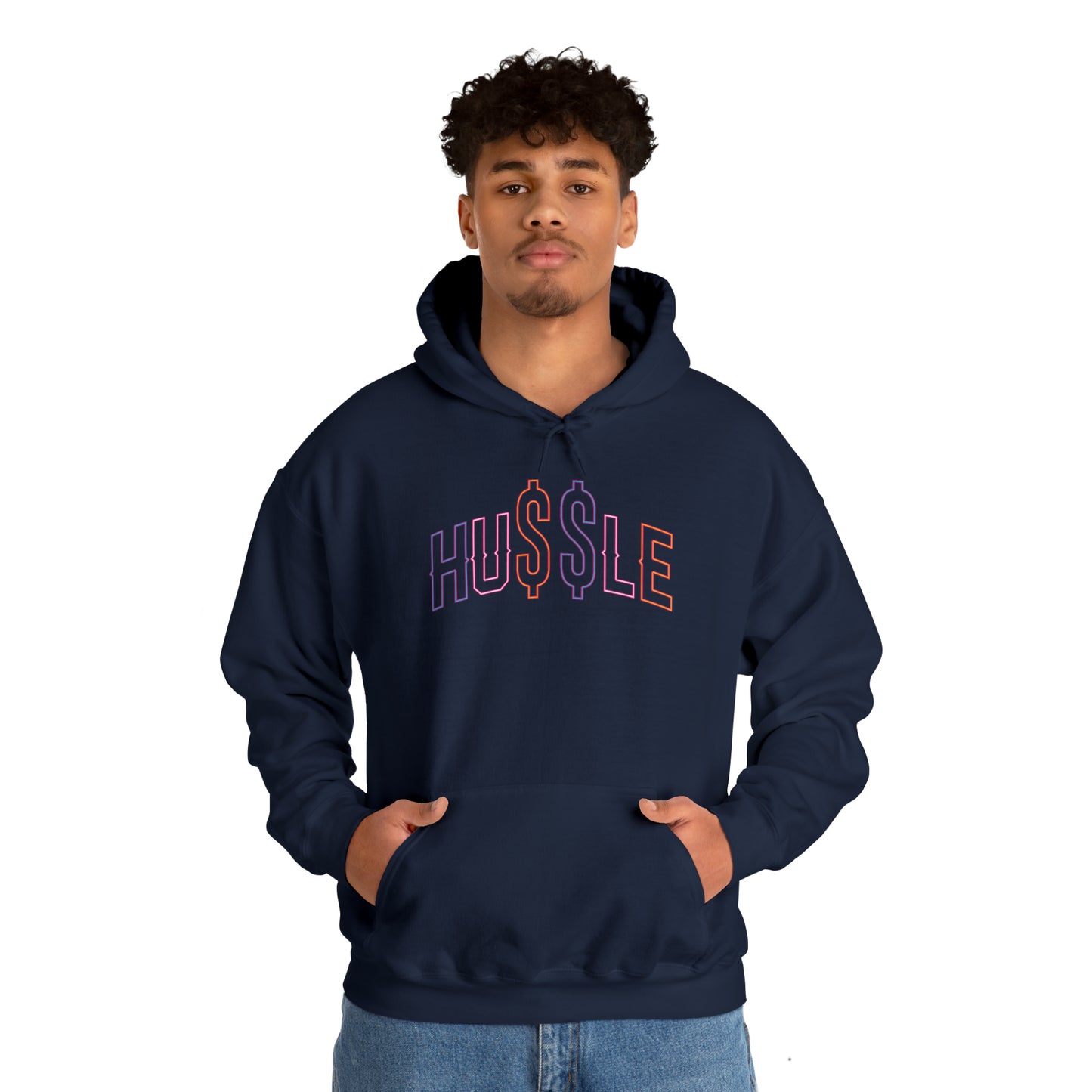 HUSSLE Neon Hooded Sweatshirt