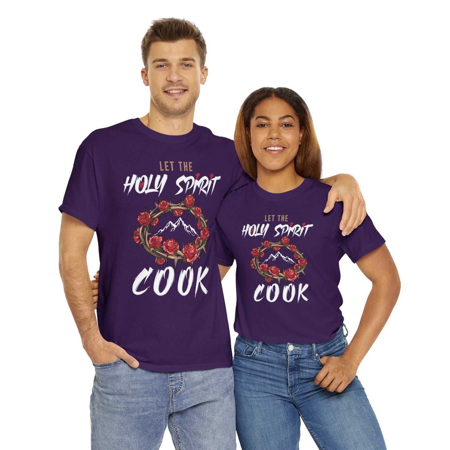 Let The Holy Spirit Cook Cotton Tee