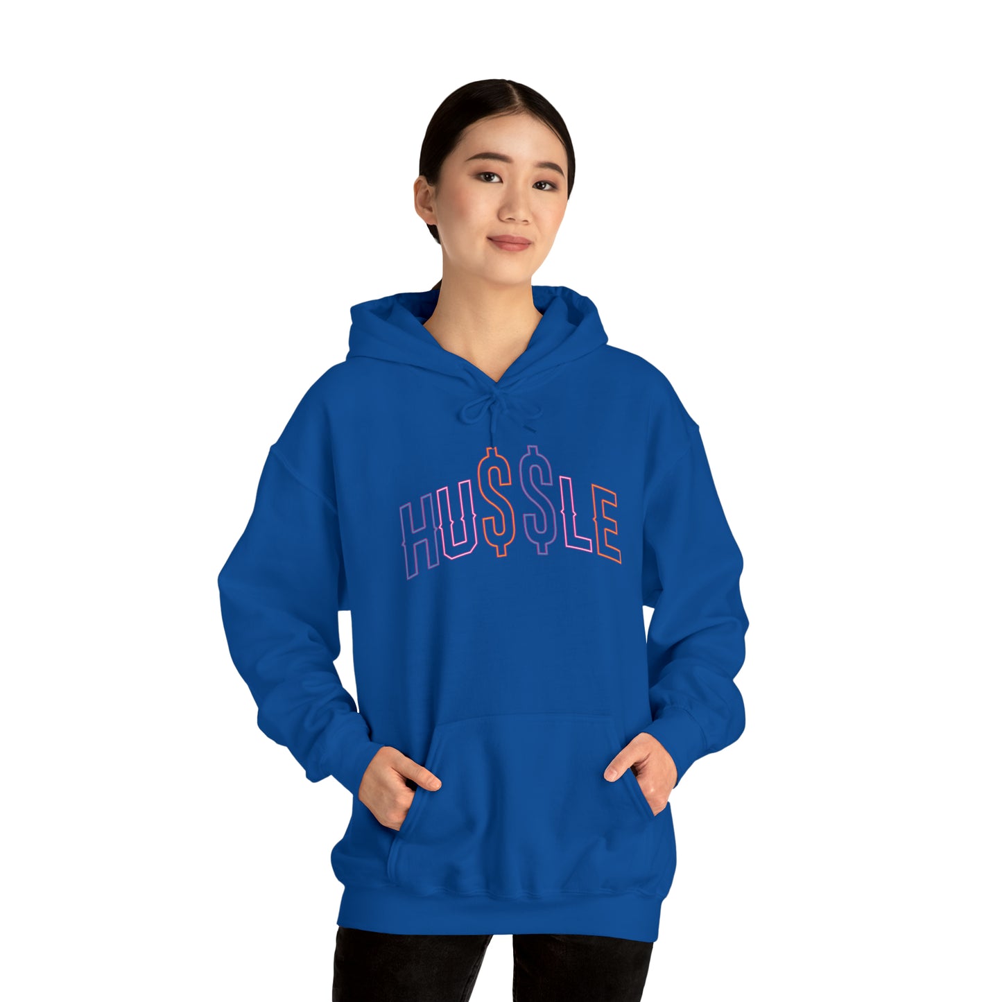 HUSSLE Neon Hooded Sweatshirt