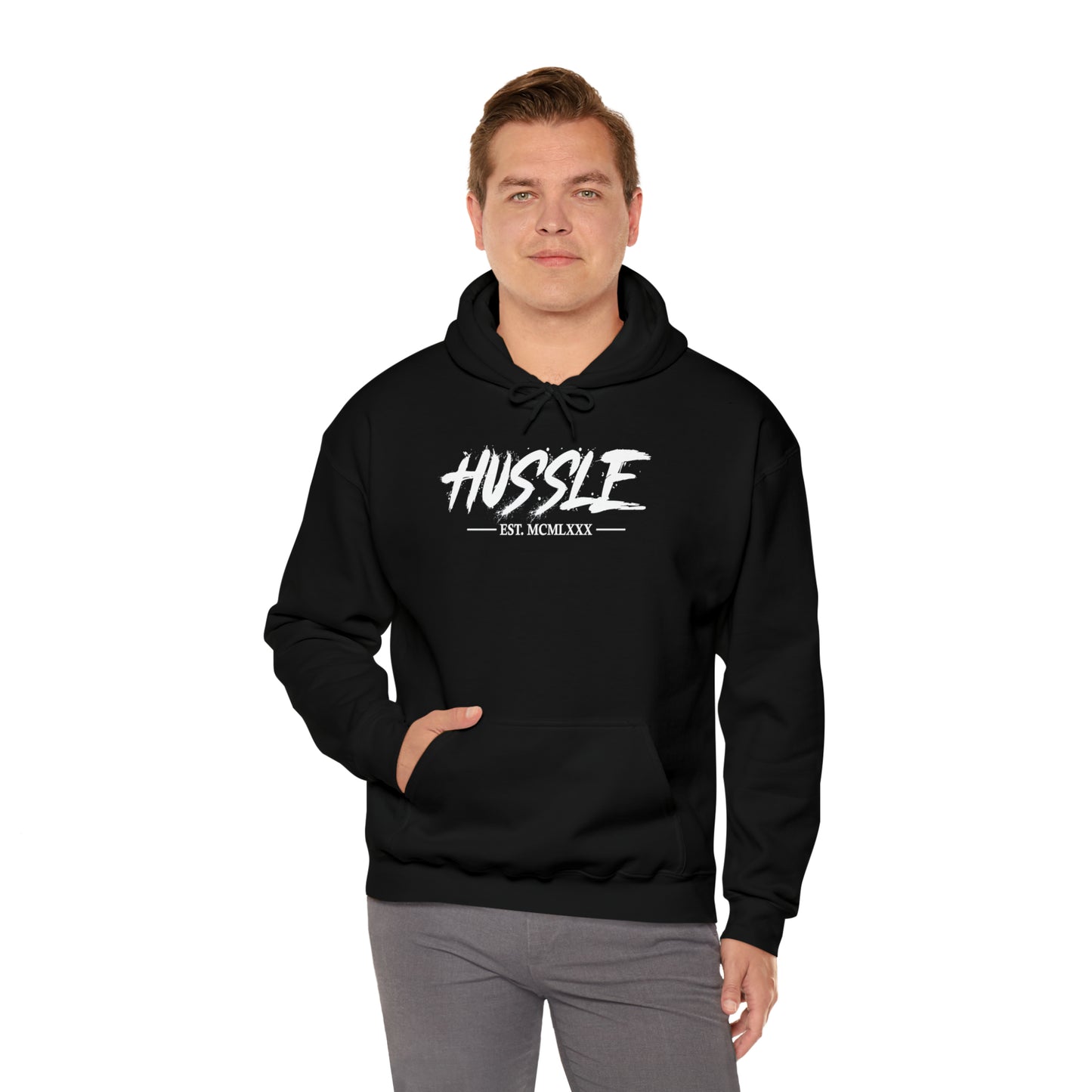 HUSSLE - 1980's Hooded Sweatshirt