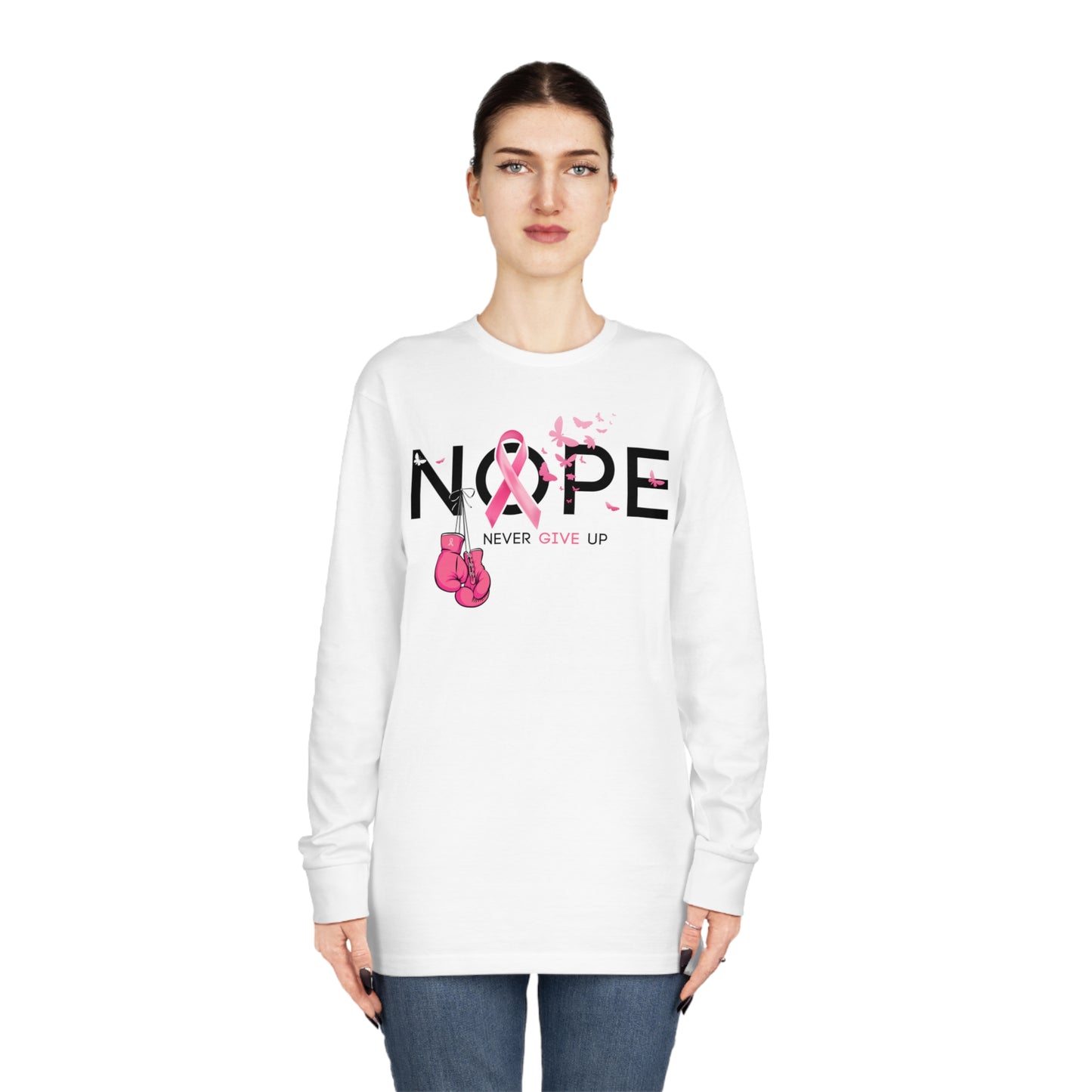 NOPE Cancer Long Sleeve Tee