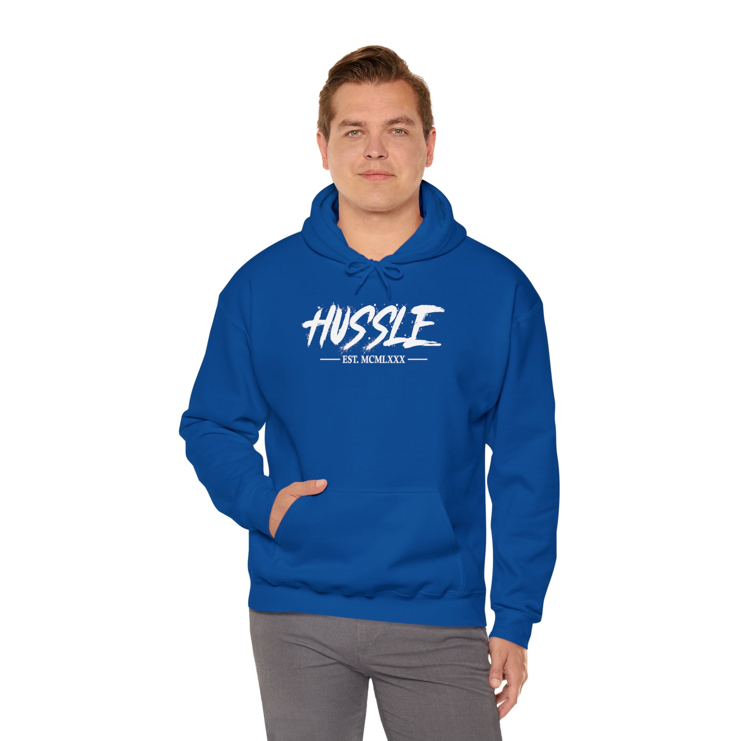 HUSSLE - 1980's Hooded Sweatshirt