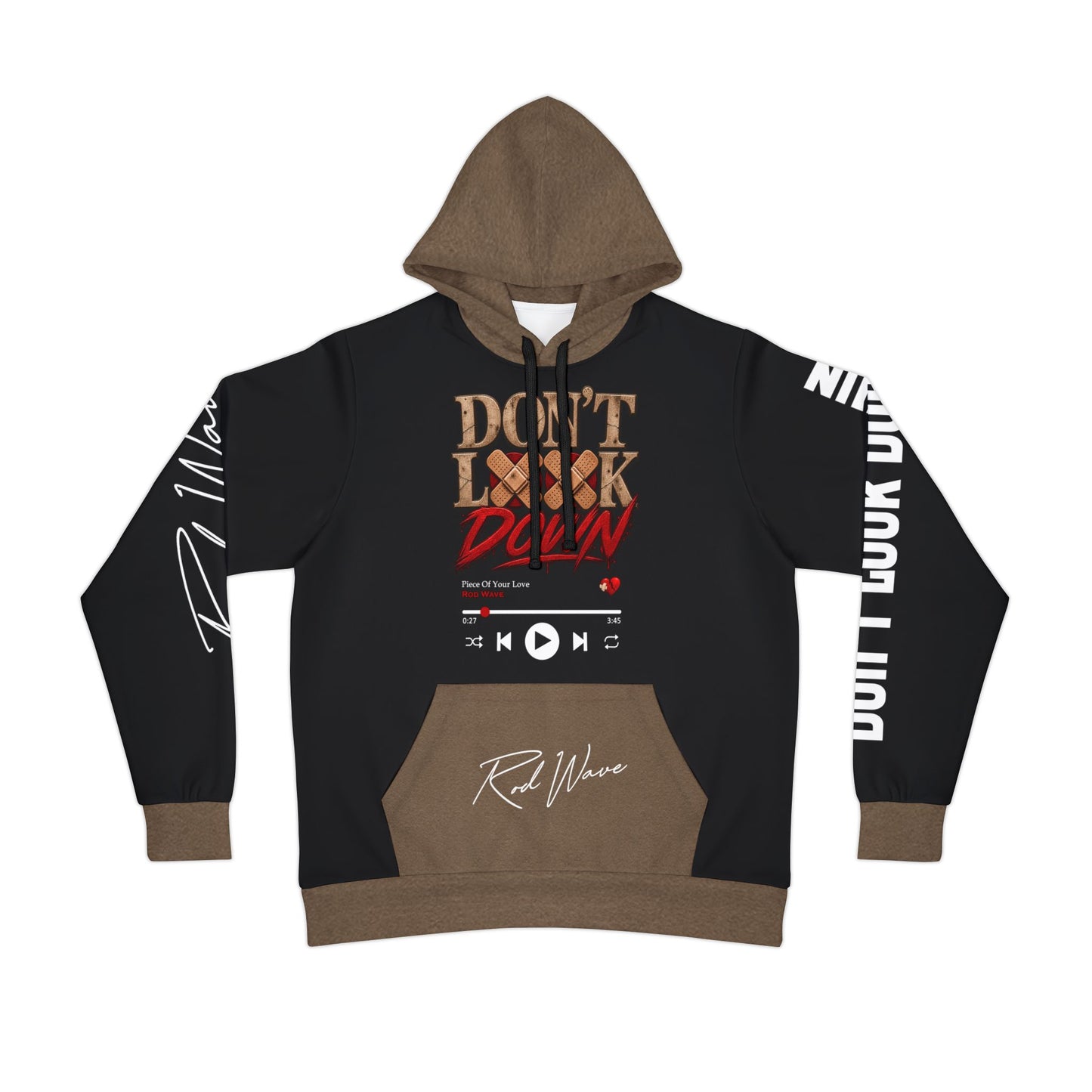 Rod Wave Don't Look Down Sublimation Hoodie | Official Rap Tour Pullover Merch
