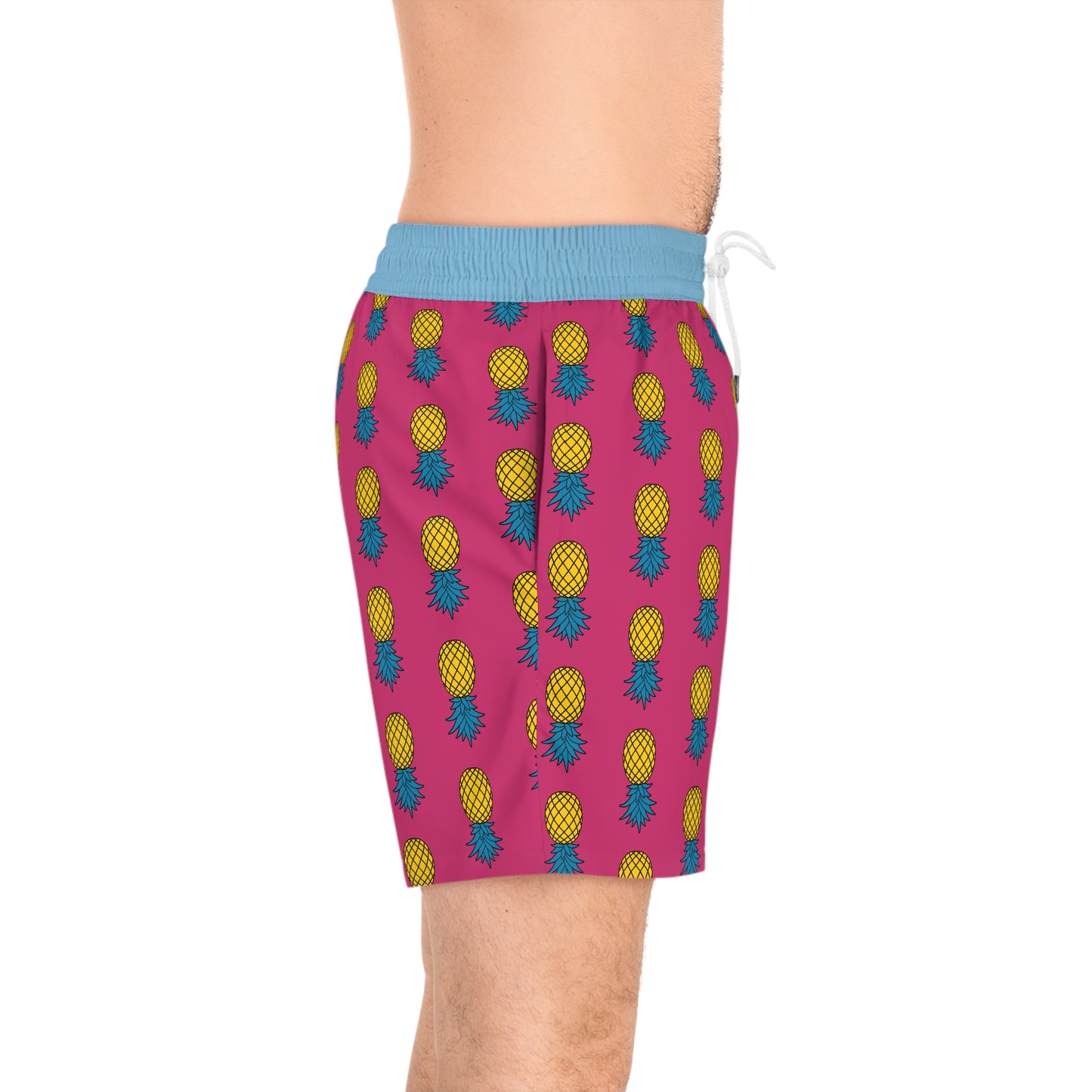 Pineapple Swim Shorts - Flamingo
