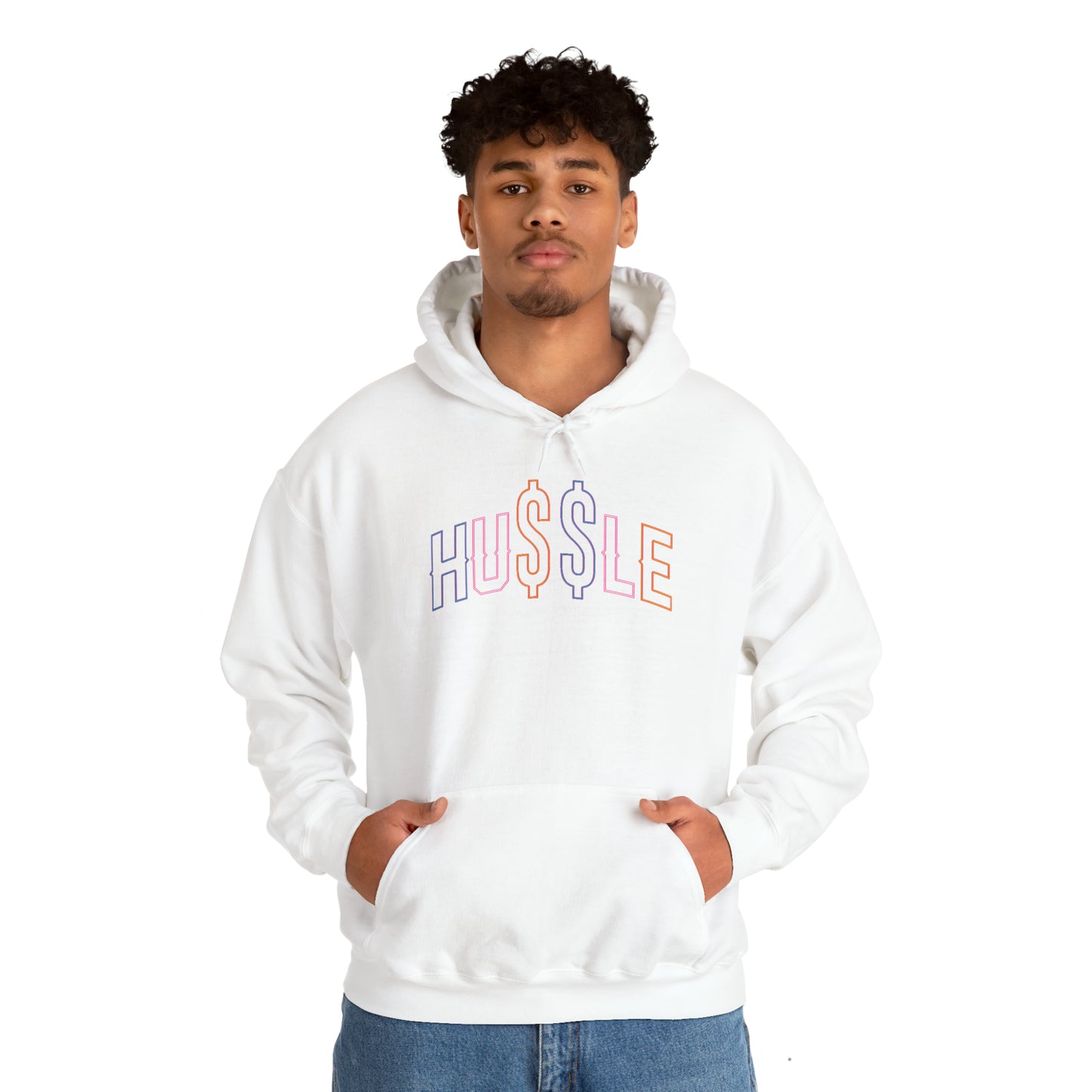 HUSSLE Neon Hooded Sweatshirt