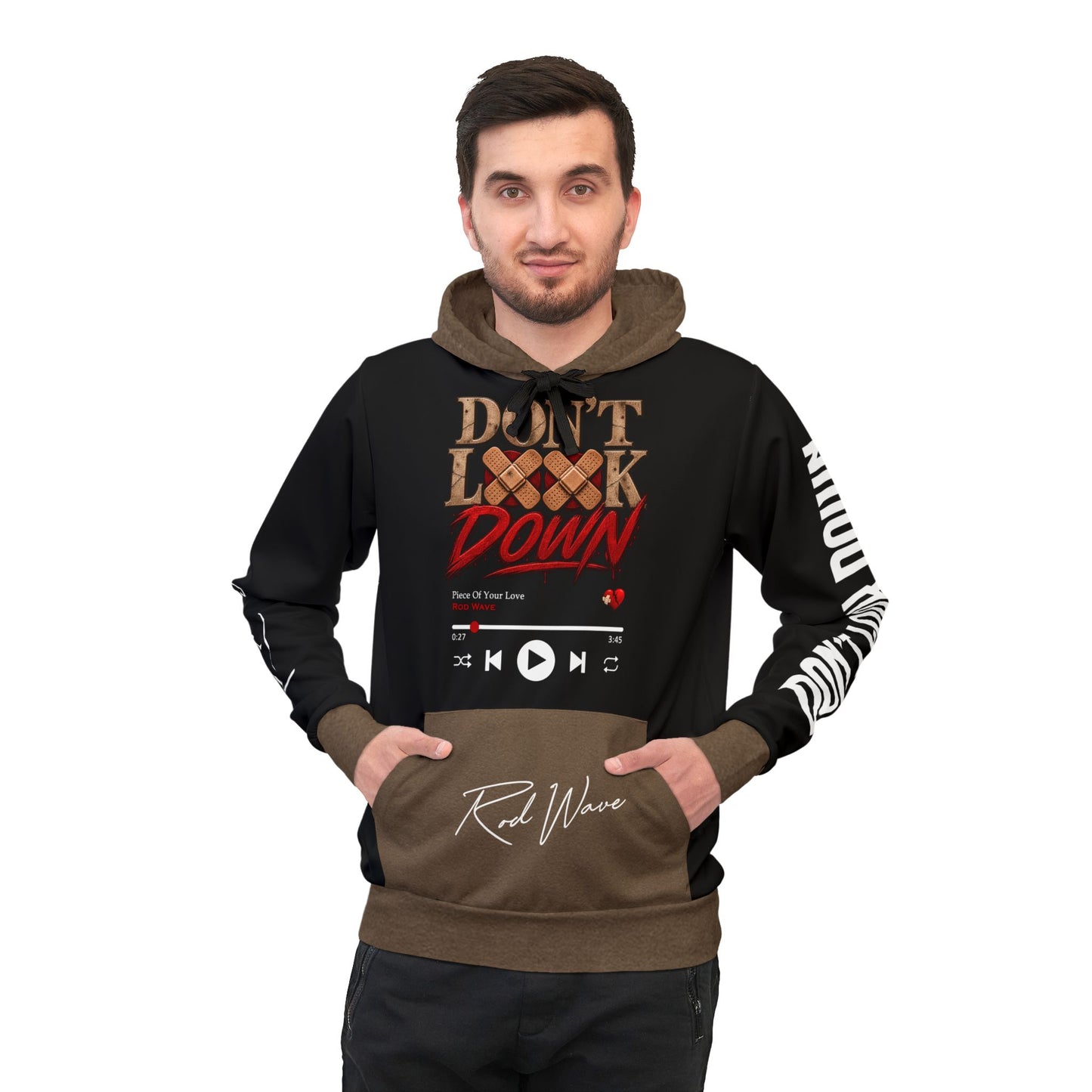 Rod Wave Don't Look Down Sublimation Hoodie | Official Rap Tour Pullover Merch