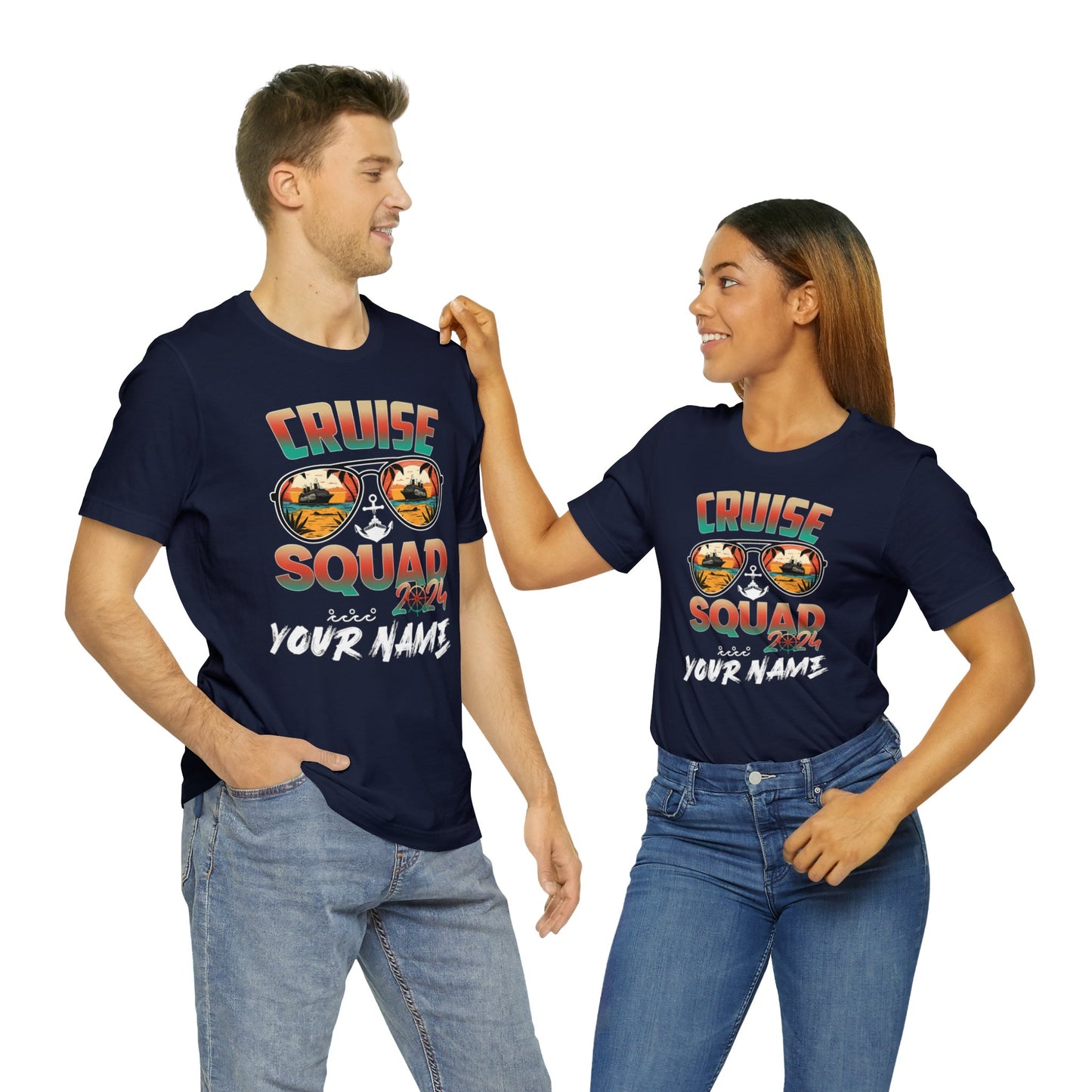 Cruise Squad Adult Tee, Cruise Group Shirt, Family Cruise, Unisex Short Sleeve Tee