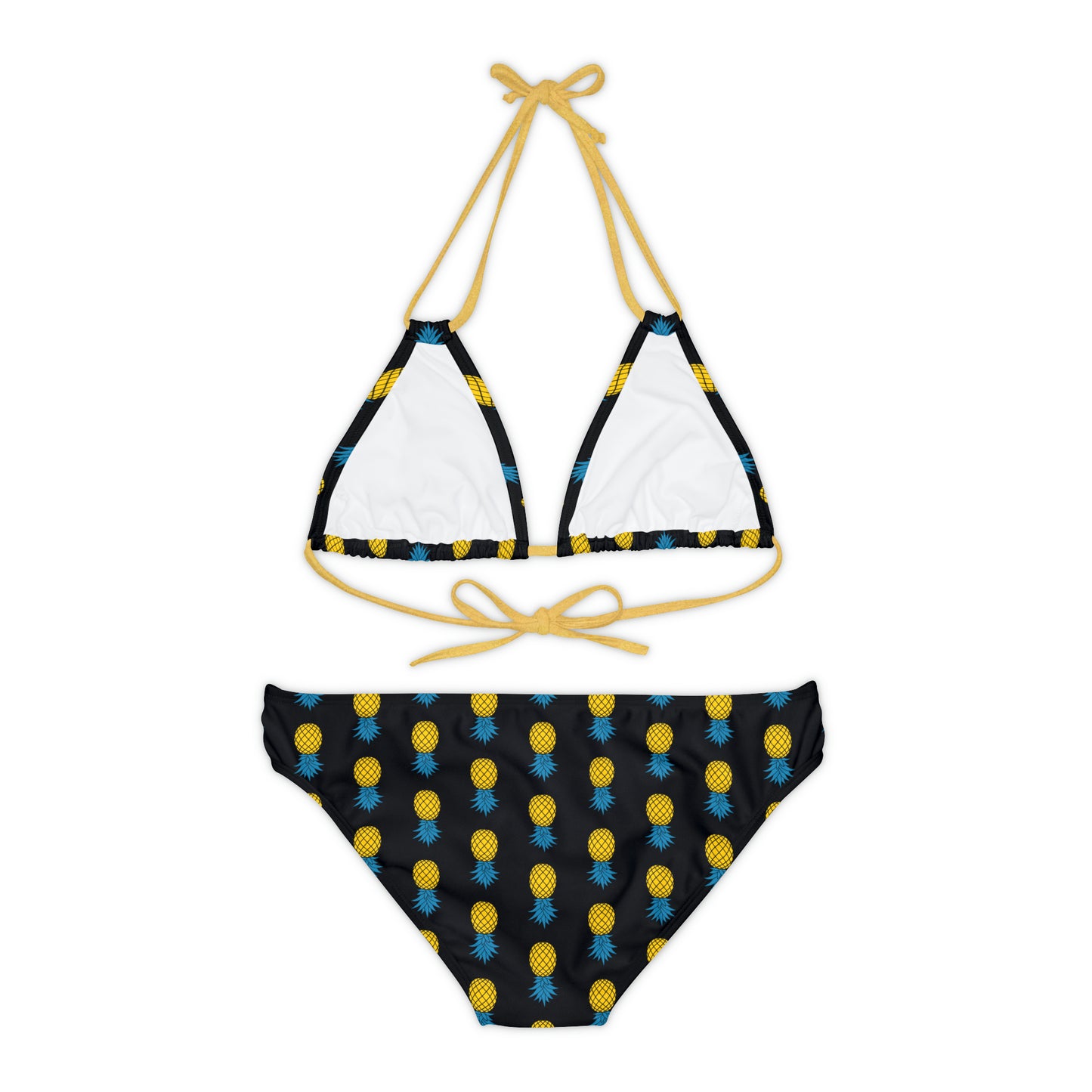 Pineapple Bikini Set - Black