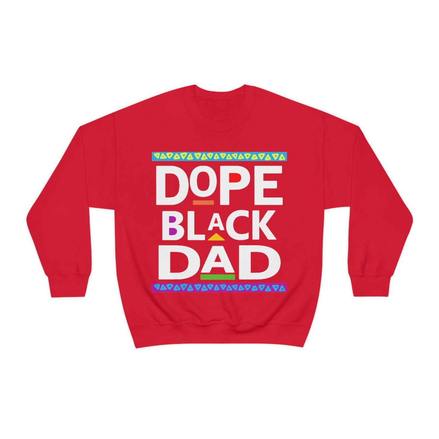Dope Black Dad Crewneck Sweatshirt