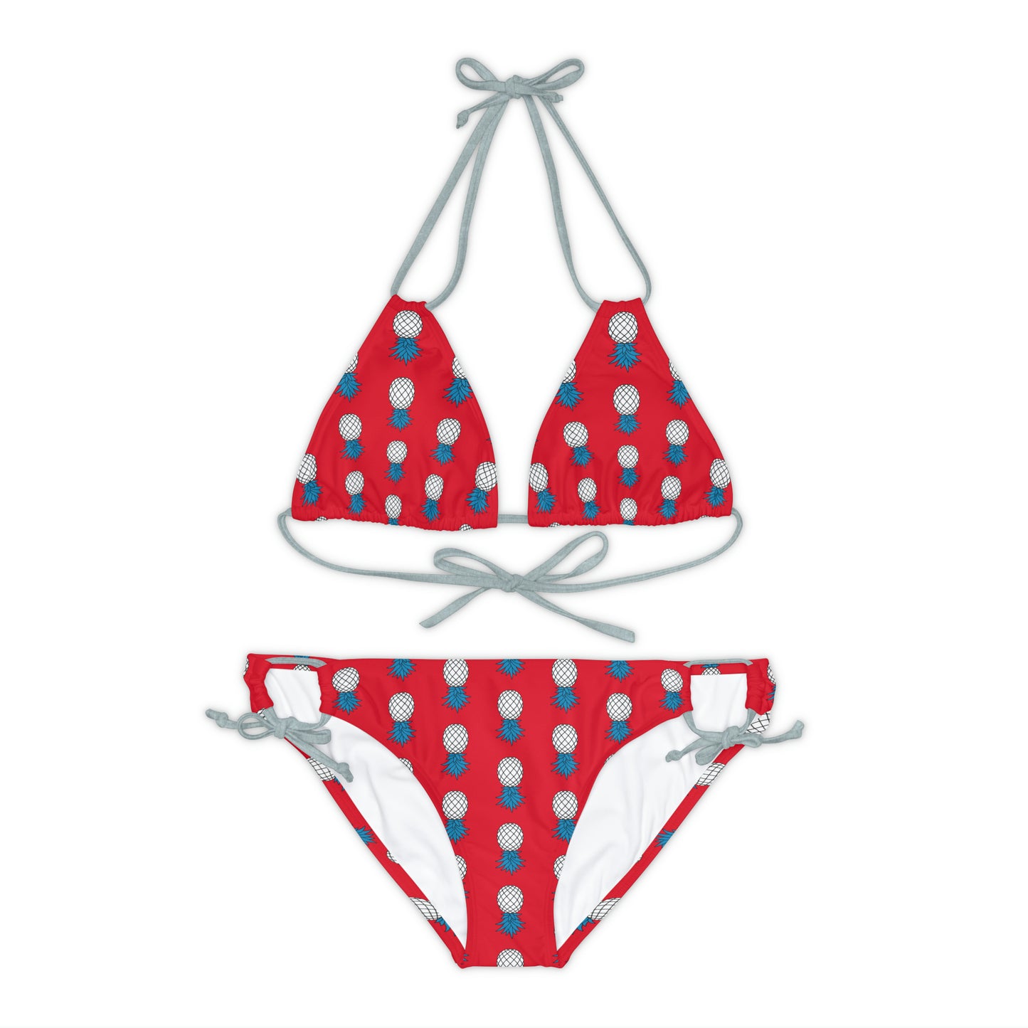Pineapple Bikini Set - Fire Red
