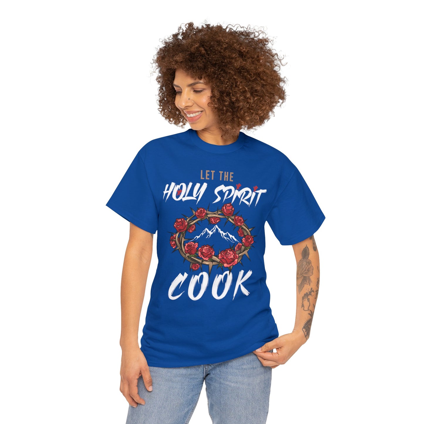 Let The Holy Spirit Cook Cotton Tee