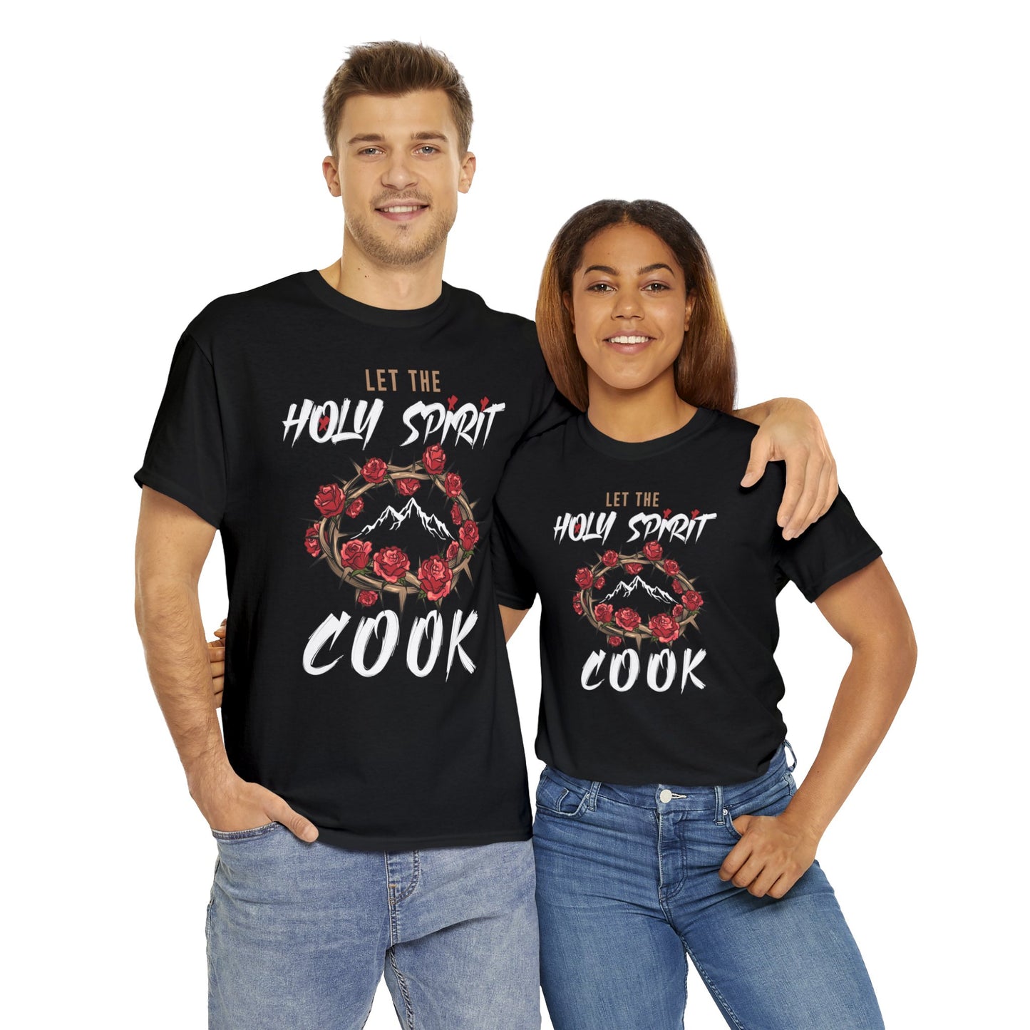 Let The Holy Spirit Cook Cotton Tee