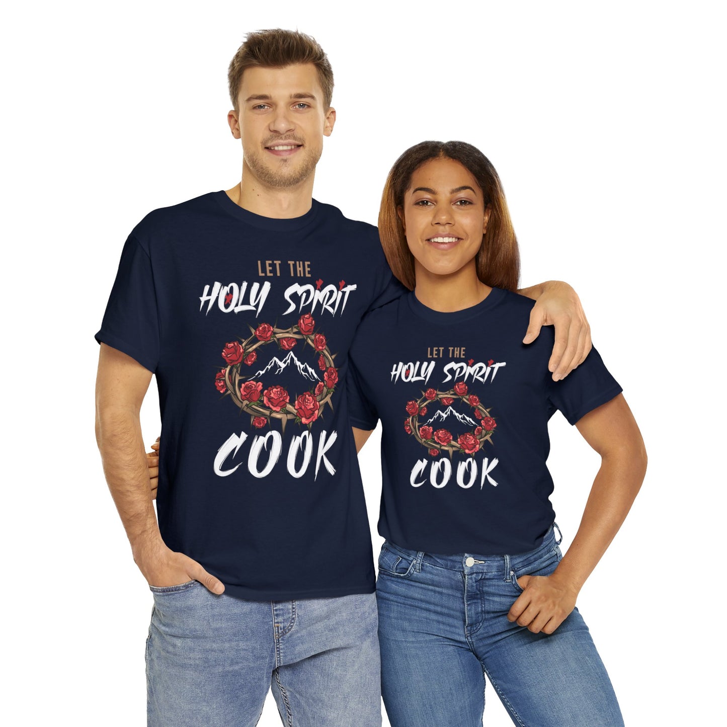 Let The Holy Spirit Cook Cotton Tee