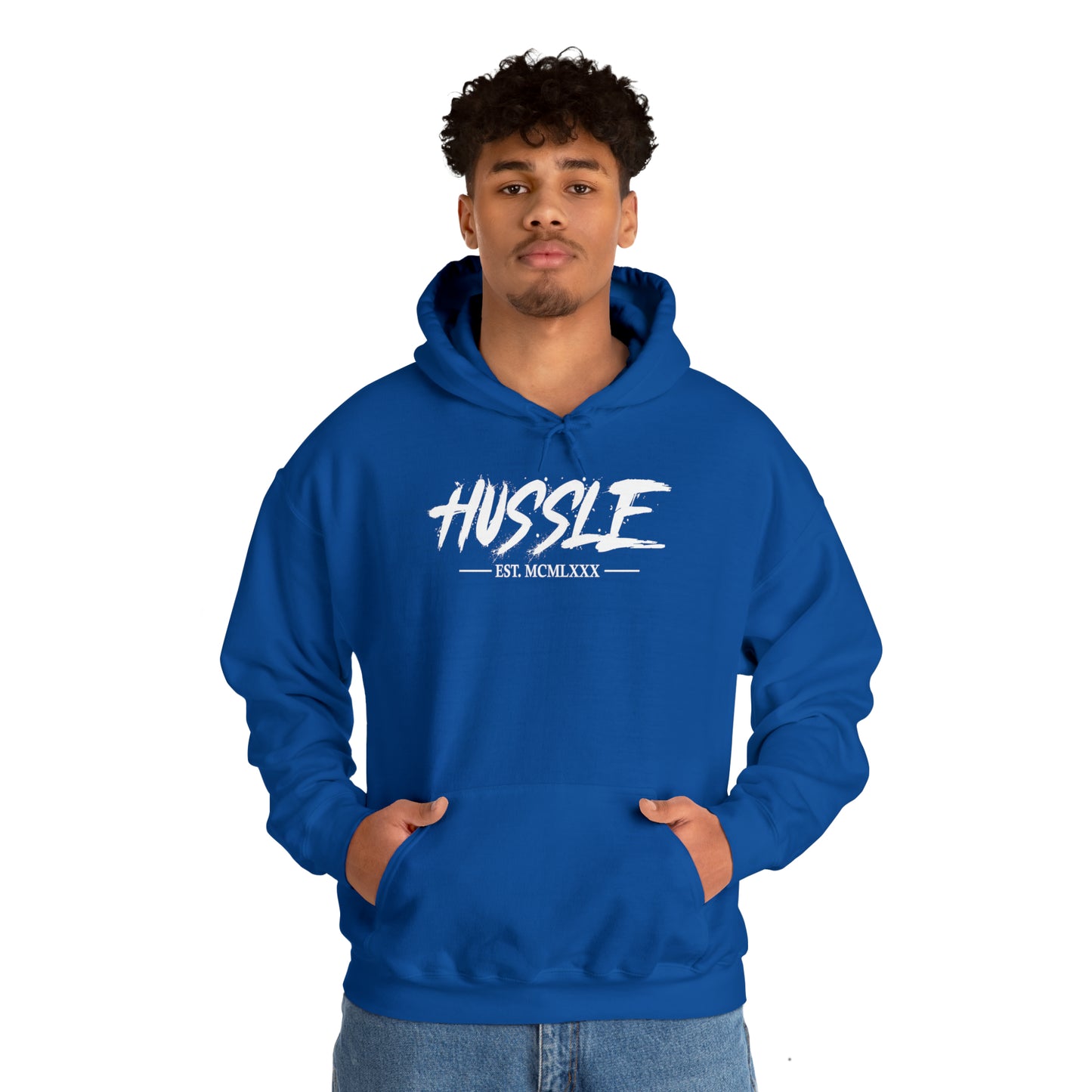 HUSSLE - 1980's Hooded Sweatshirt