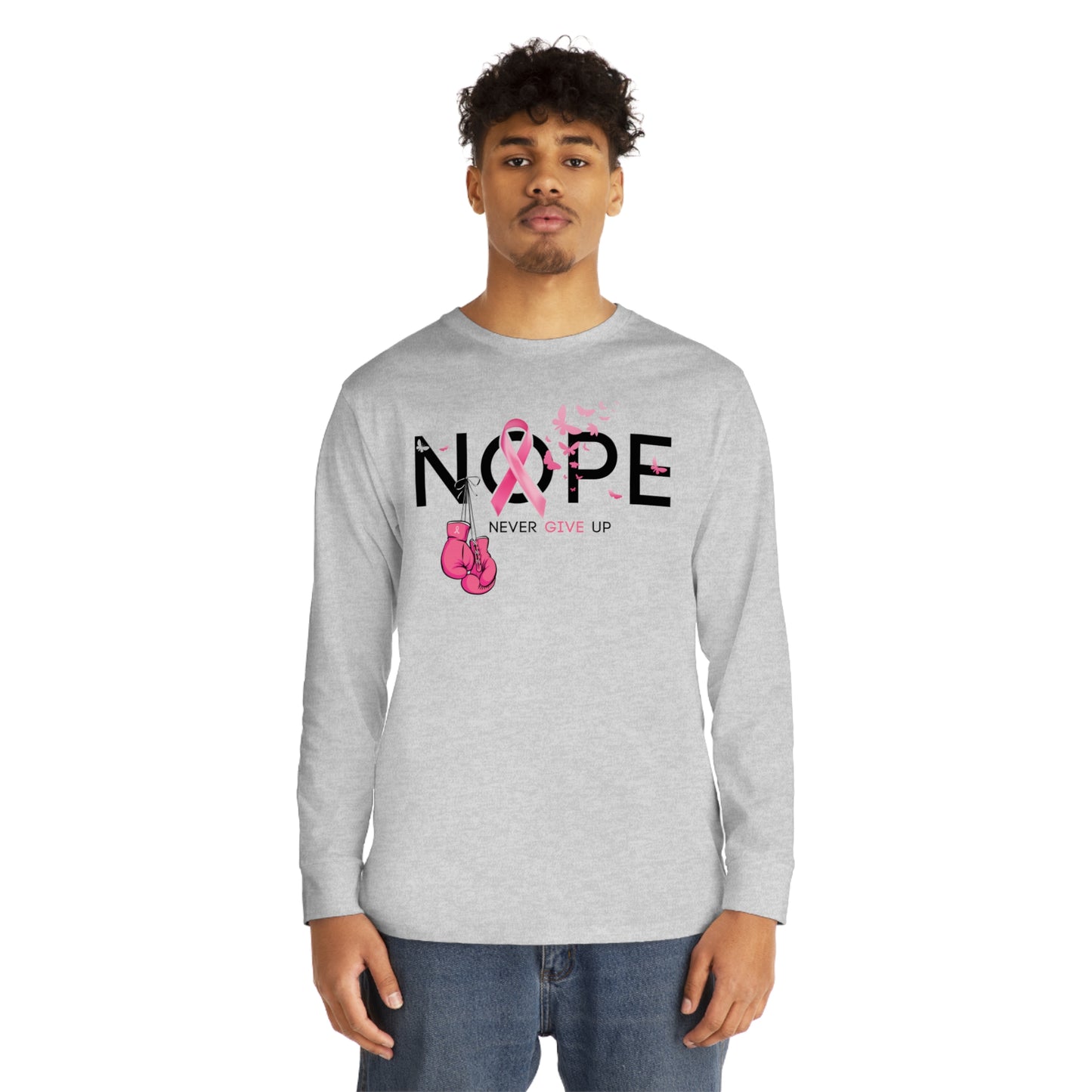 NOPE Cancer Long Sleeve Tee